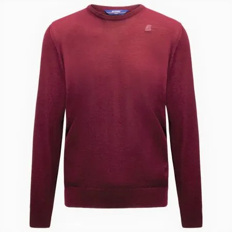 Maglione K-way Sebastien K6113BW Lana Merino WNL Rosso