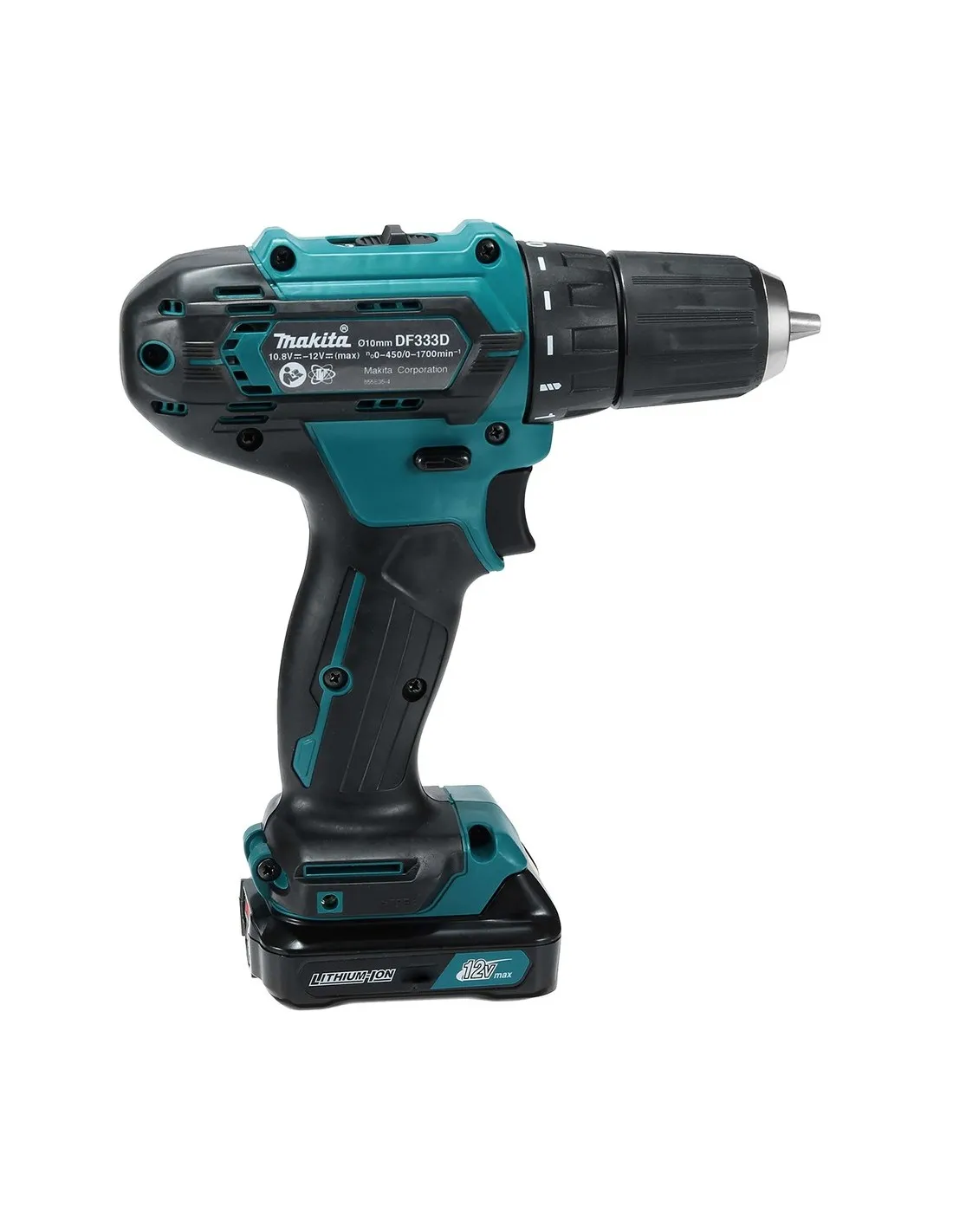 Makita Trapano avvitatore 12Vmax 2 Velocità DF333DZJ