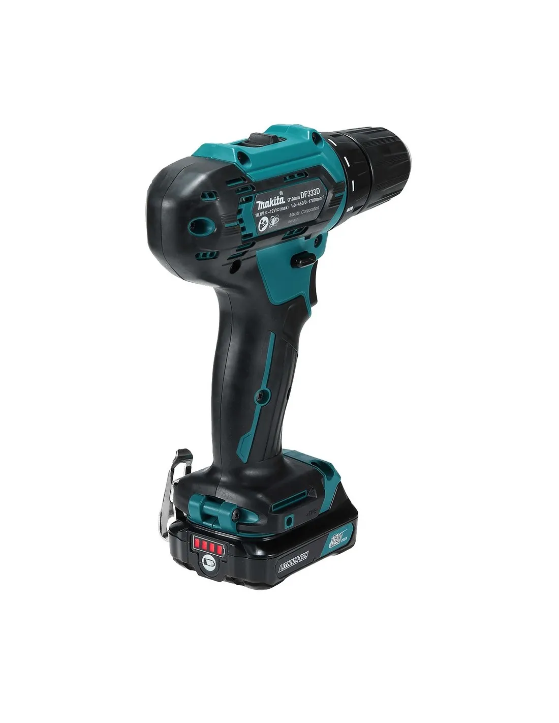 Makita Trapano avvitatore 12Vmax 2 Velocità DF333DZJ