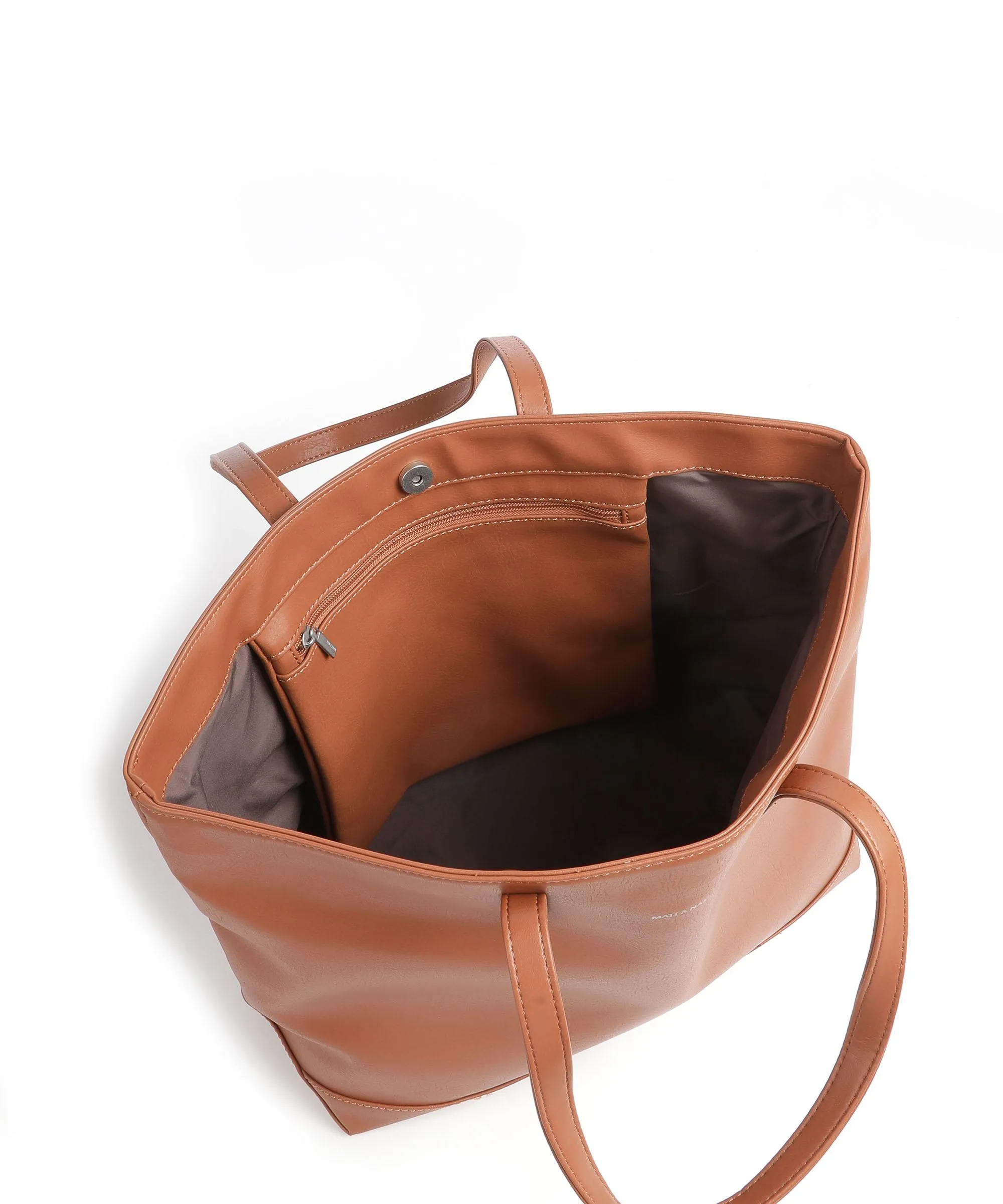  Matt & Nat Arbor Schlepp Borsa shopper pelle sintetica cognac  
