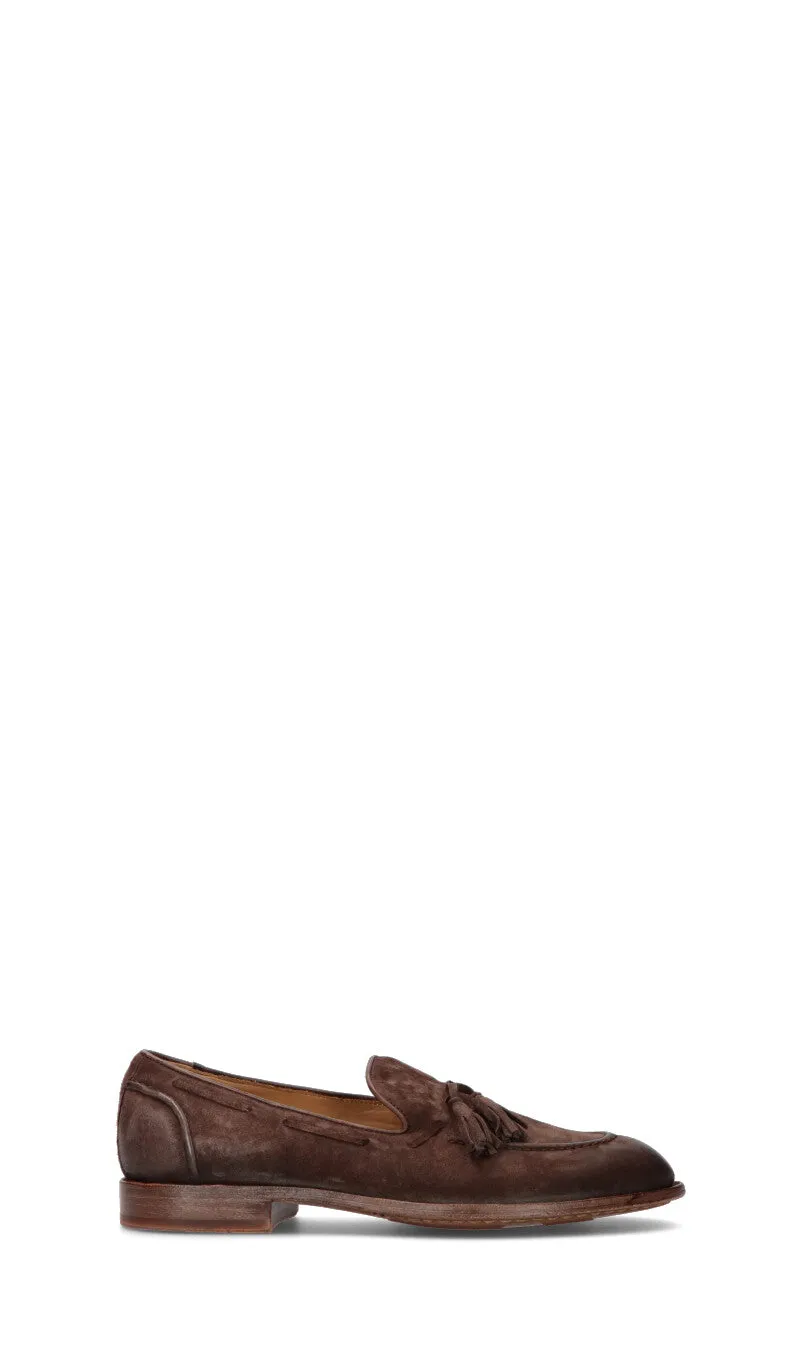 MOMA Mocassino uomo marrone in suede