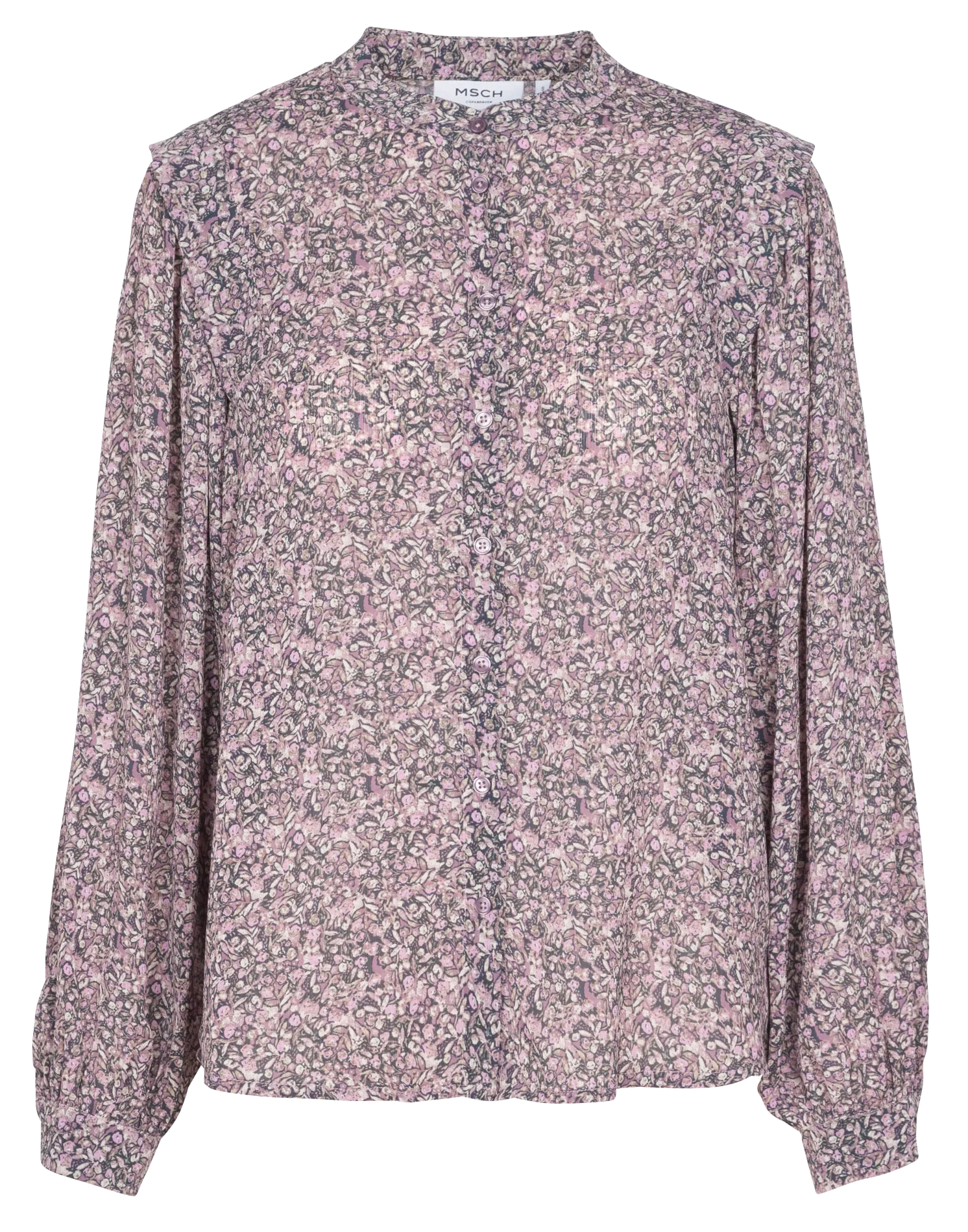  MOSS COPENHAGEN   Camicia scollo tondo stampata | Multicolore