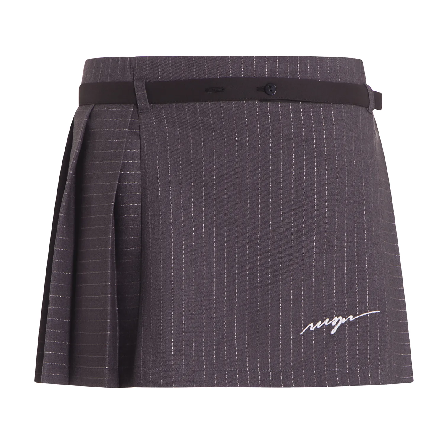 MSGM gonna a righe con cinturino