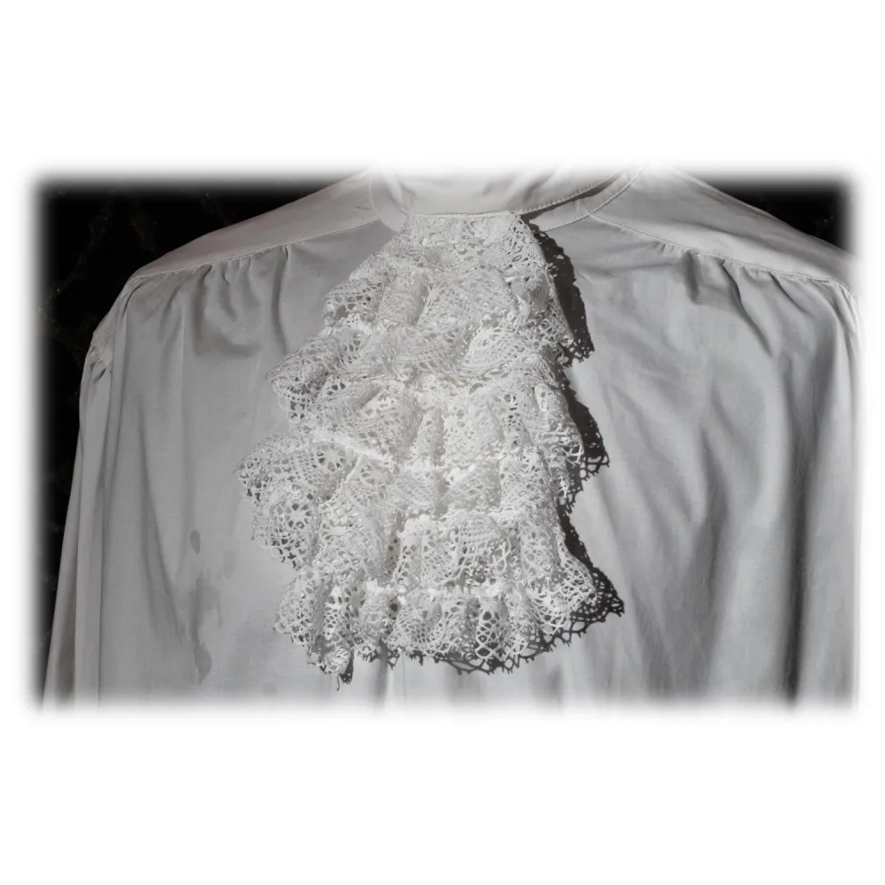 Nicolao Atelier - Camicia Taglio Storico ‘700 - Uomo - Camicia - Made in Italy - Luxury Exclusive Collection