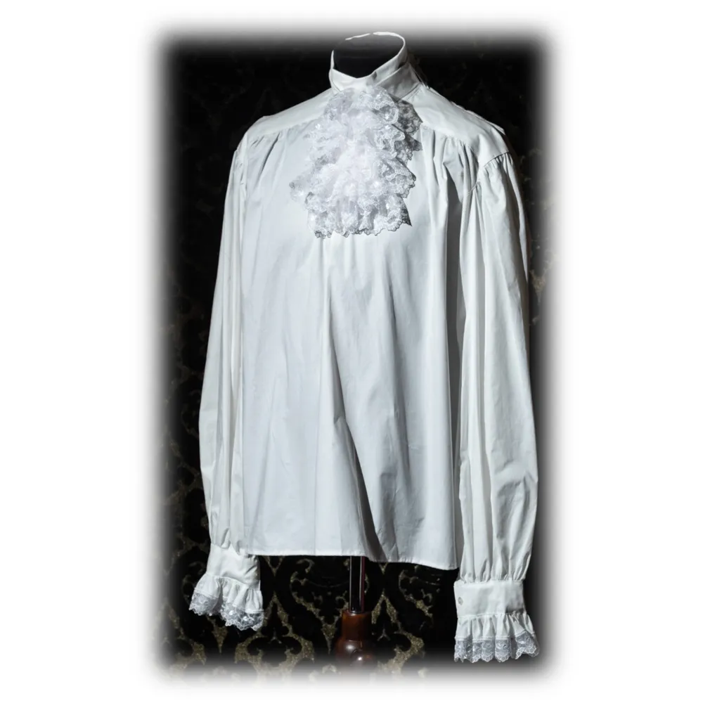 Nicolao Atelier - Camicia Taglio Storico ‘700 - Uomo - Camicia - Made in Italy - Luxury Exclusive Collection