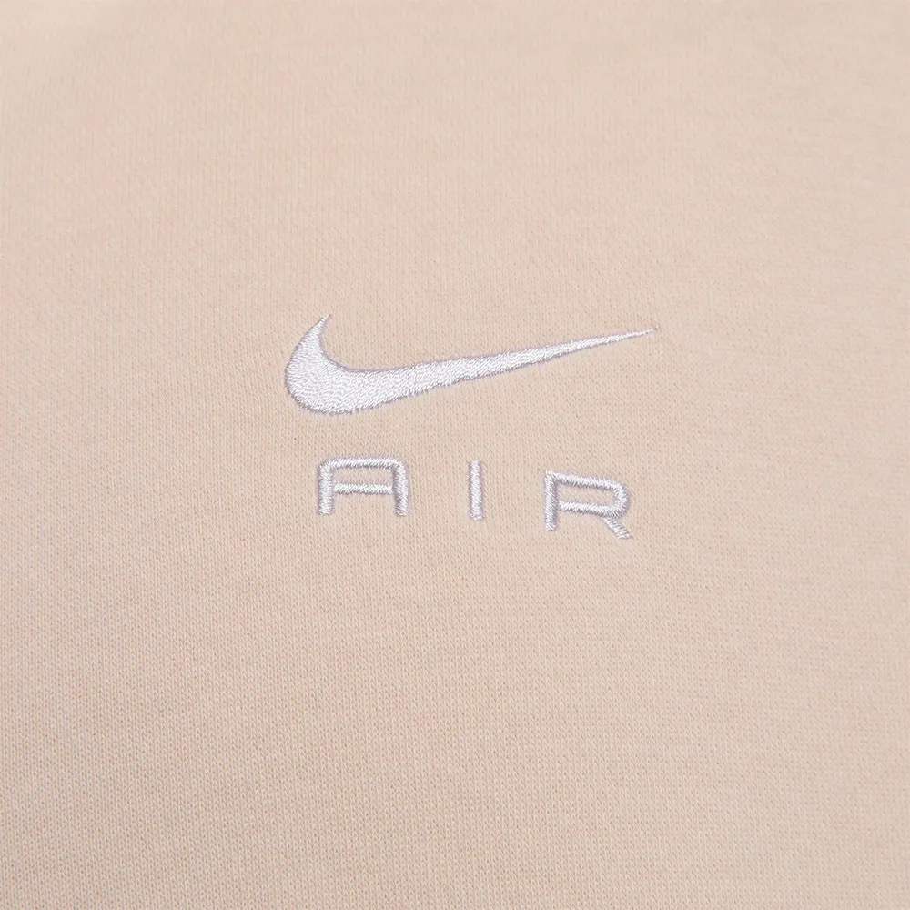 Nike Felpa Logo Air Beige Donna