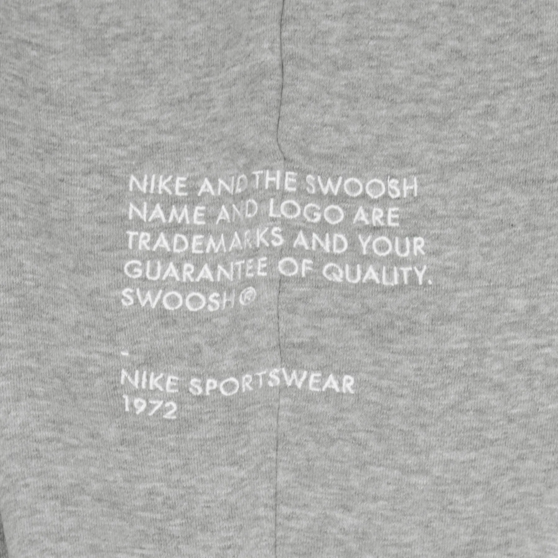 Pantalone Tuta Felpato Ragazzo Sportswear Swoosh Pant Dk Grey Heather/white