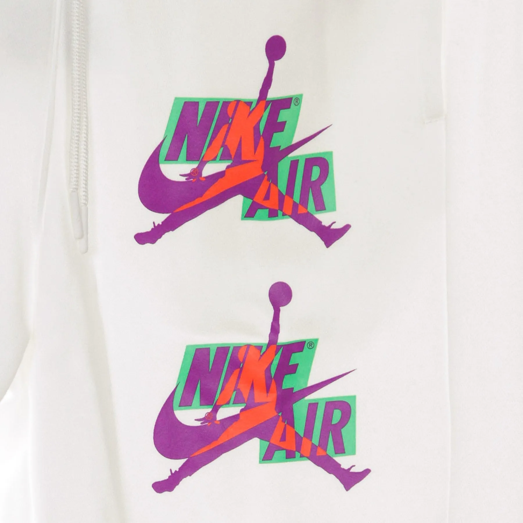 Pantalone Tuta Felpato Uomo Jumpman Classics White/white