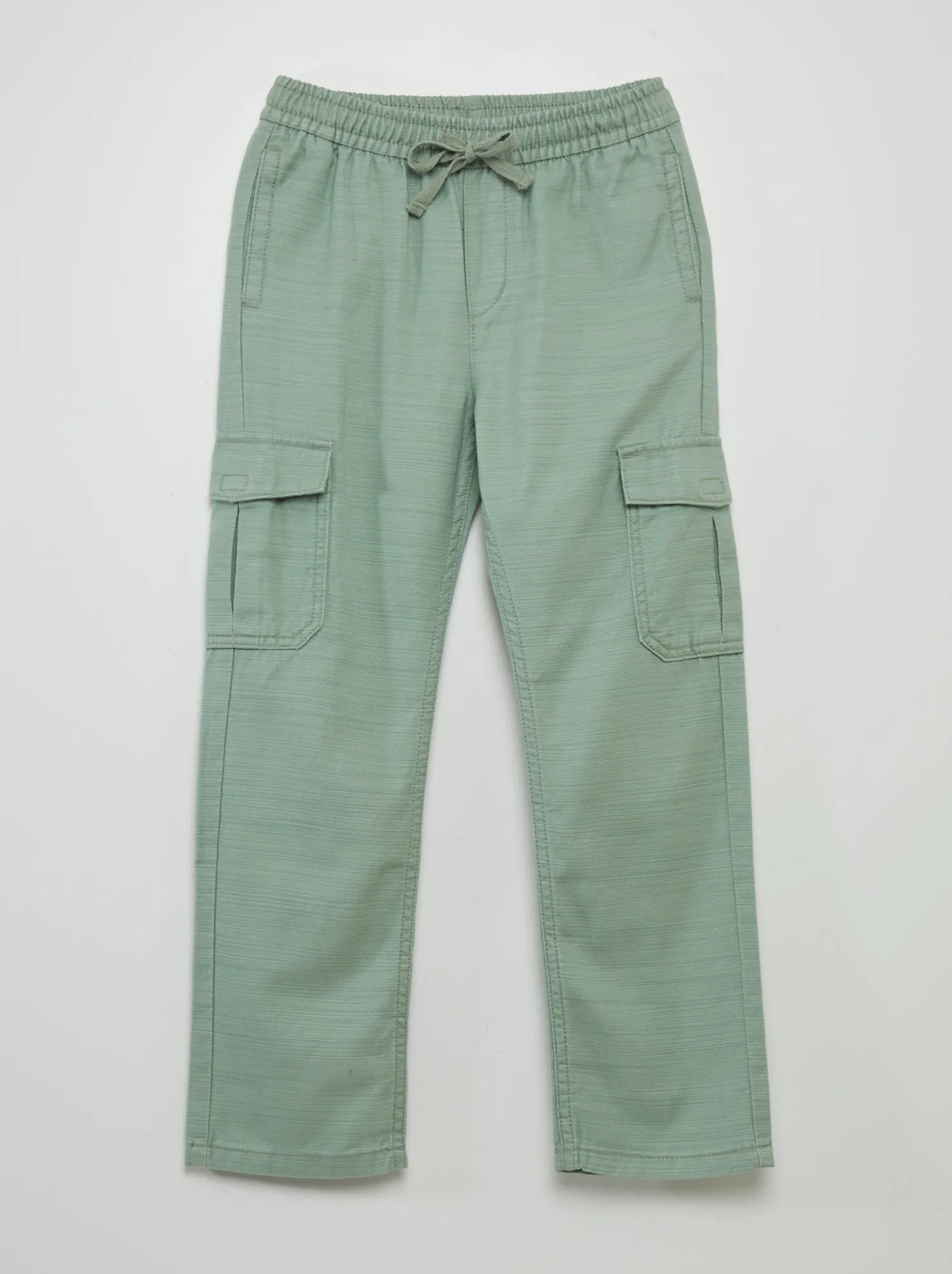 Pantaloni con tasche con patta - VERDE