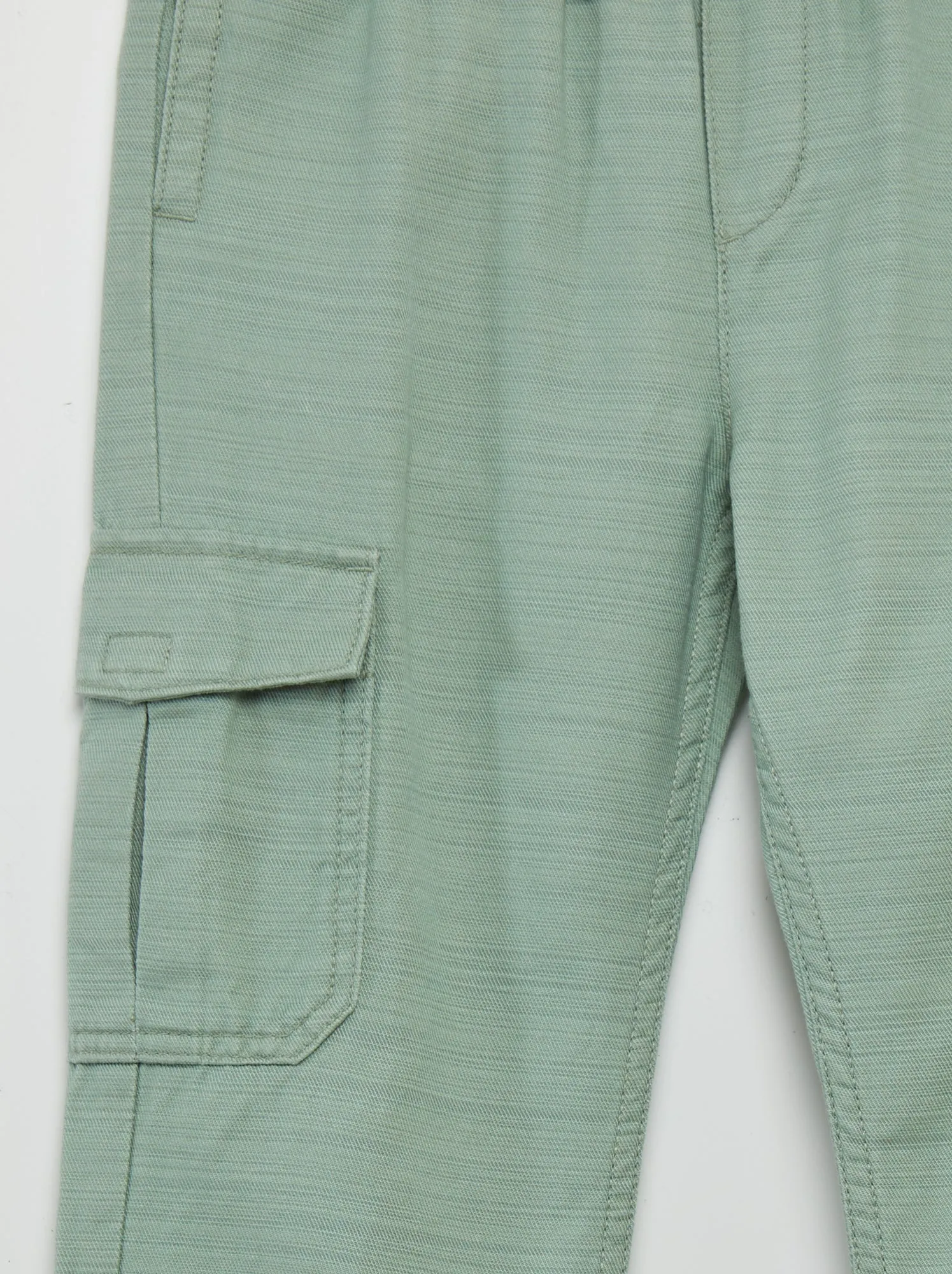 Pantaloni con tasche con patta - VERDE