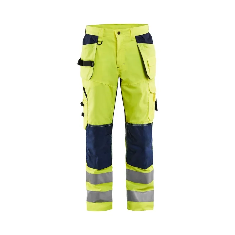 Pantaloni da lavoro Multitasche alta visibilità Blaklader Hig Vis traspiranti 156518113389C50