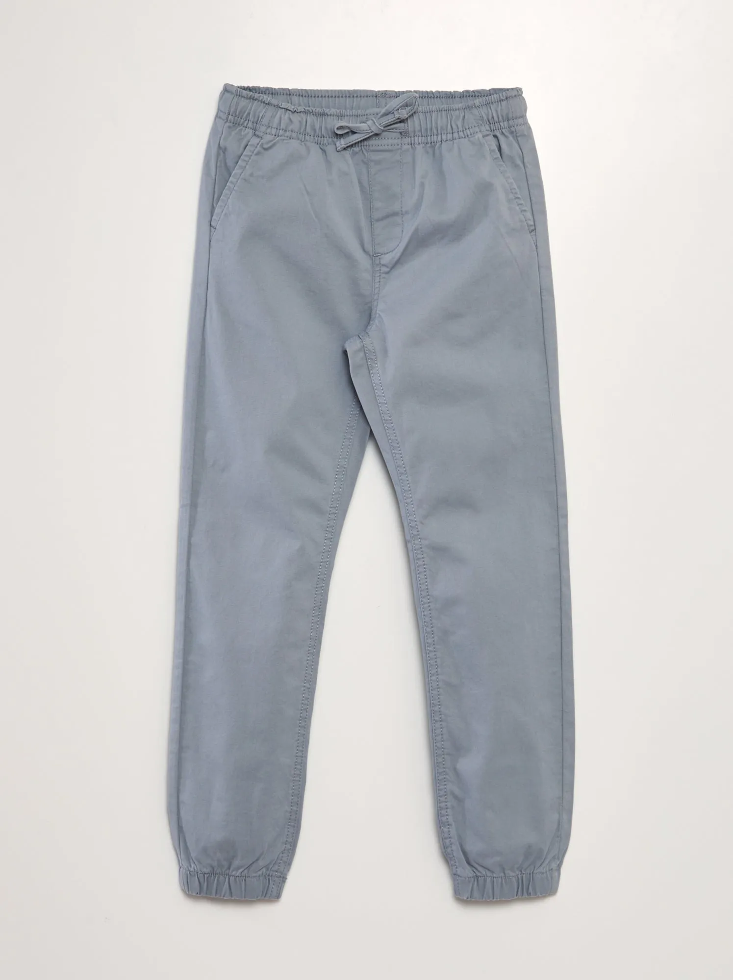 Pantaloni jogger con vita elasticizzata - BLU