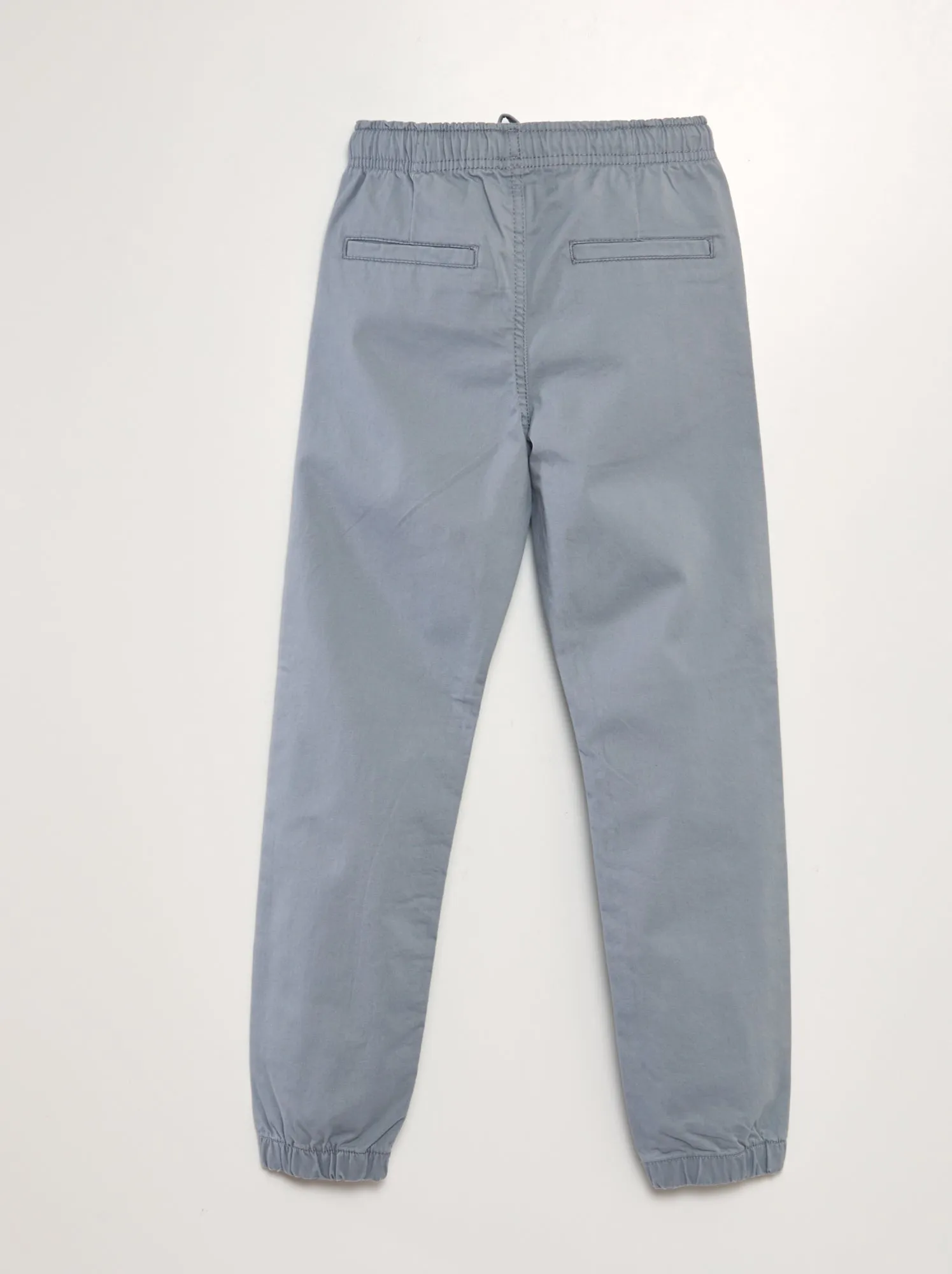 Pantaloni jogger con vita elasticizzata - BLU