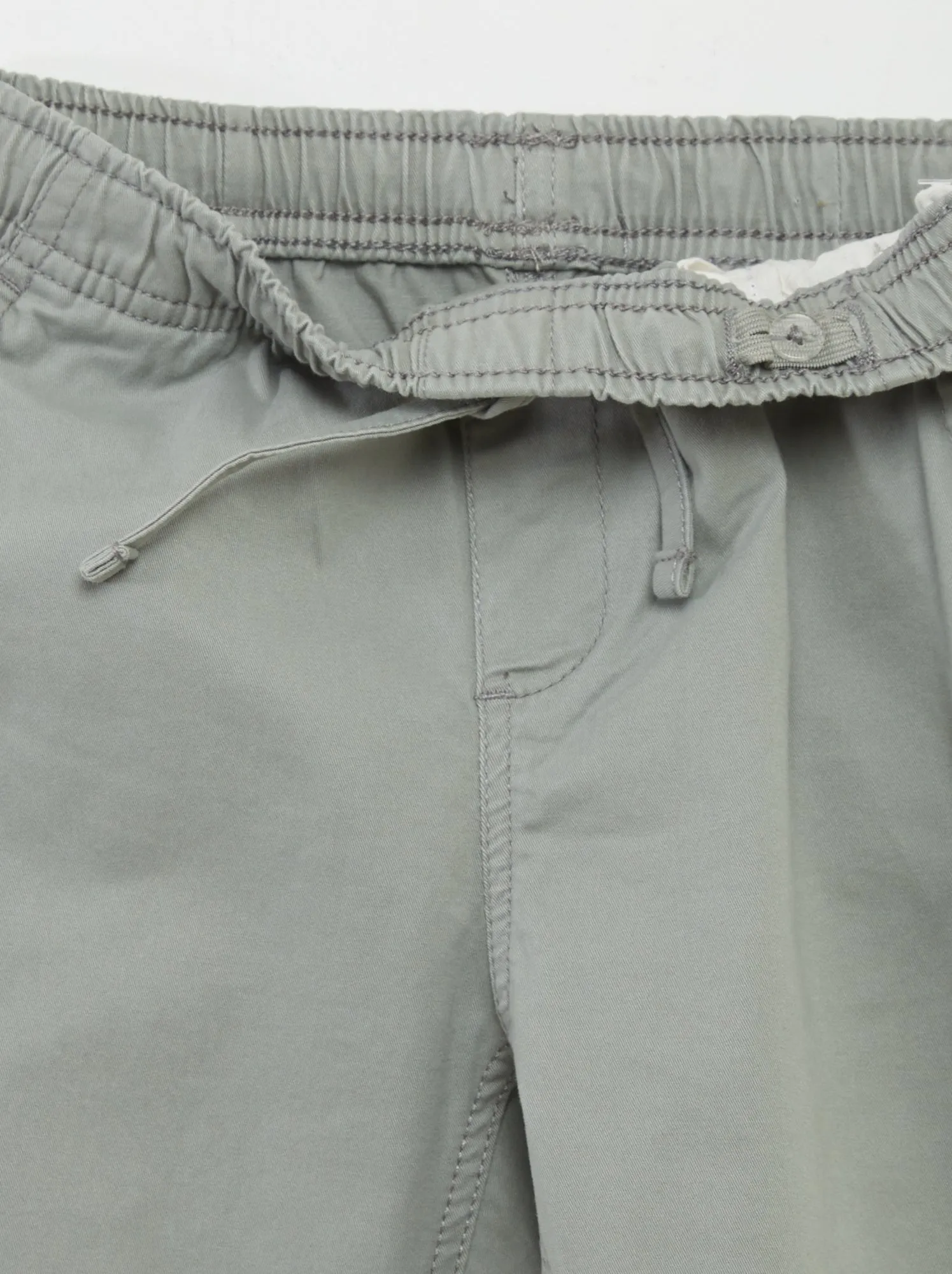Pantaloni jogger con vita elasticizzata - VERDE