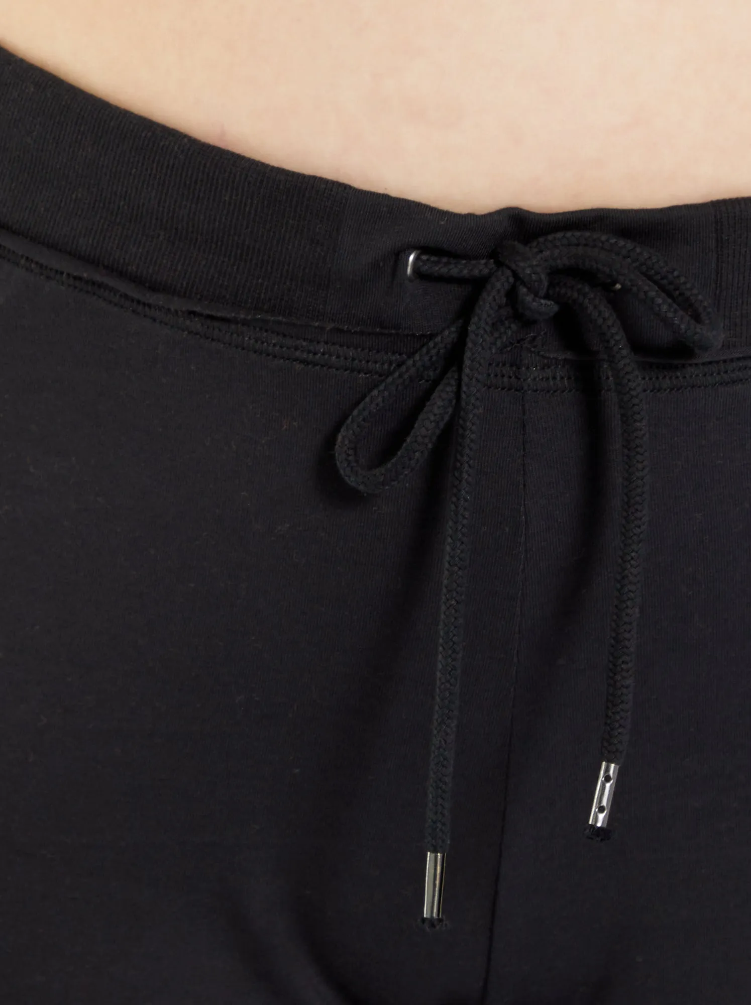Pantaloni sportivi in tessuto jersey leggero - nero