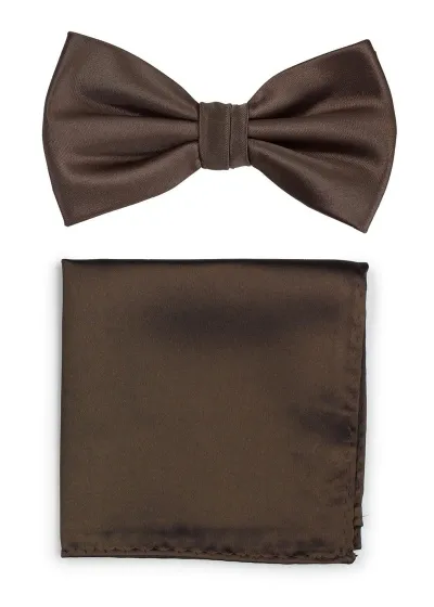 Papillon e sciarpa Cavalier in marrone scuro