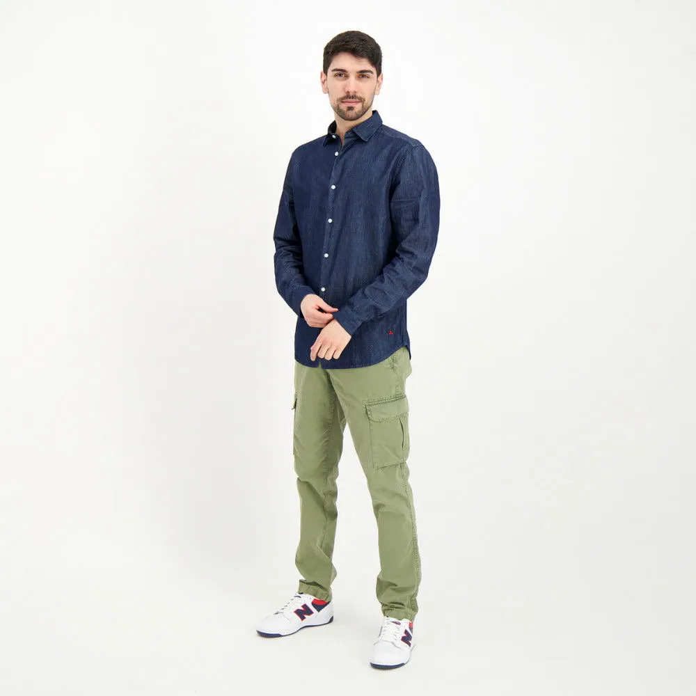 PEUTEREY CAMICIA CHAMBRAY VINTEX