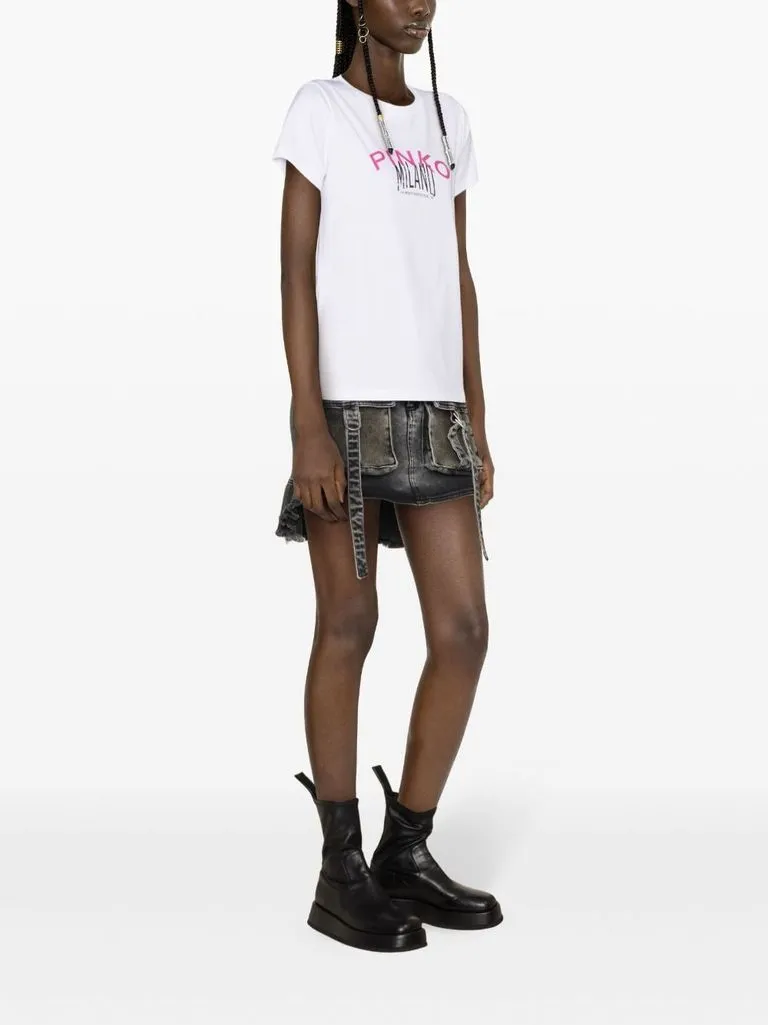 pinko T-shirt con logo