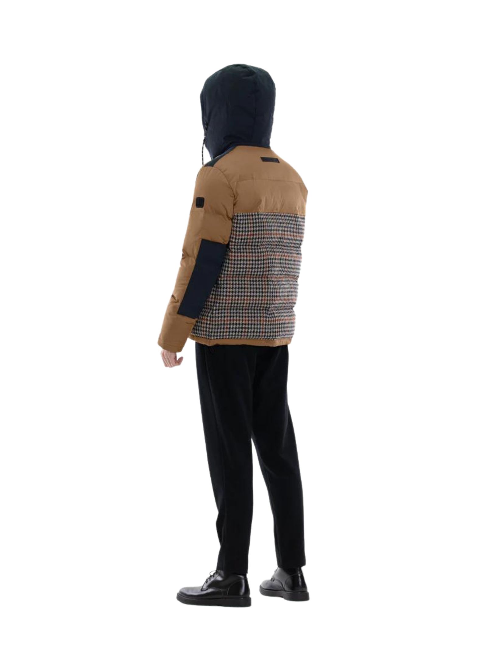 PIUMINO MULTIMATERIALE TRAPUNTATO