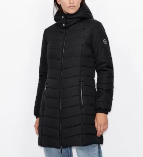 piumino nero donna