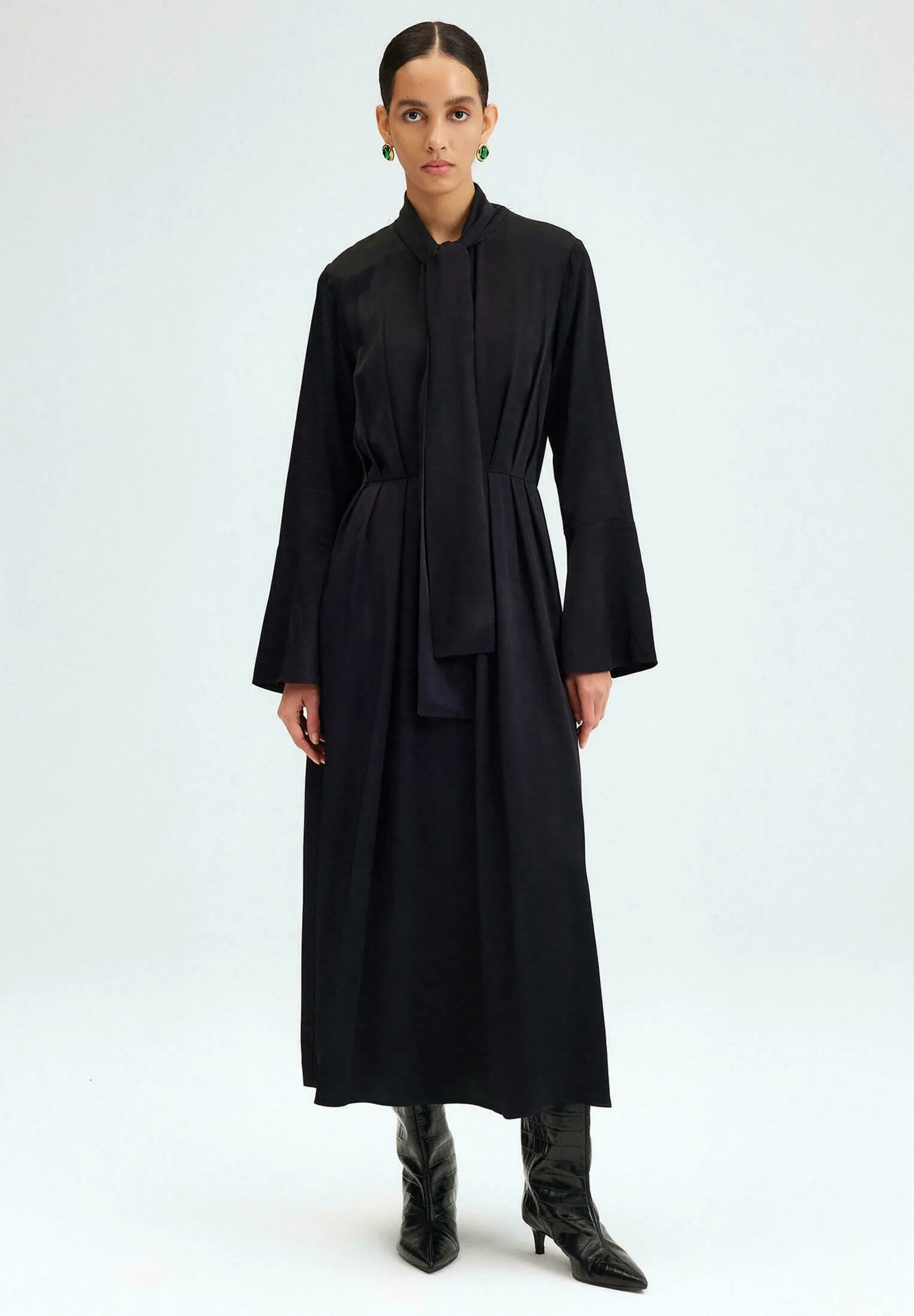 PLEATED - Vestito lungo