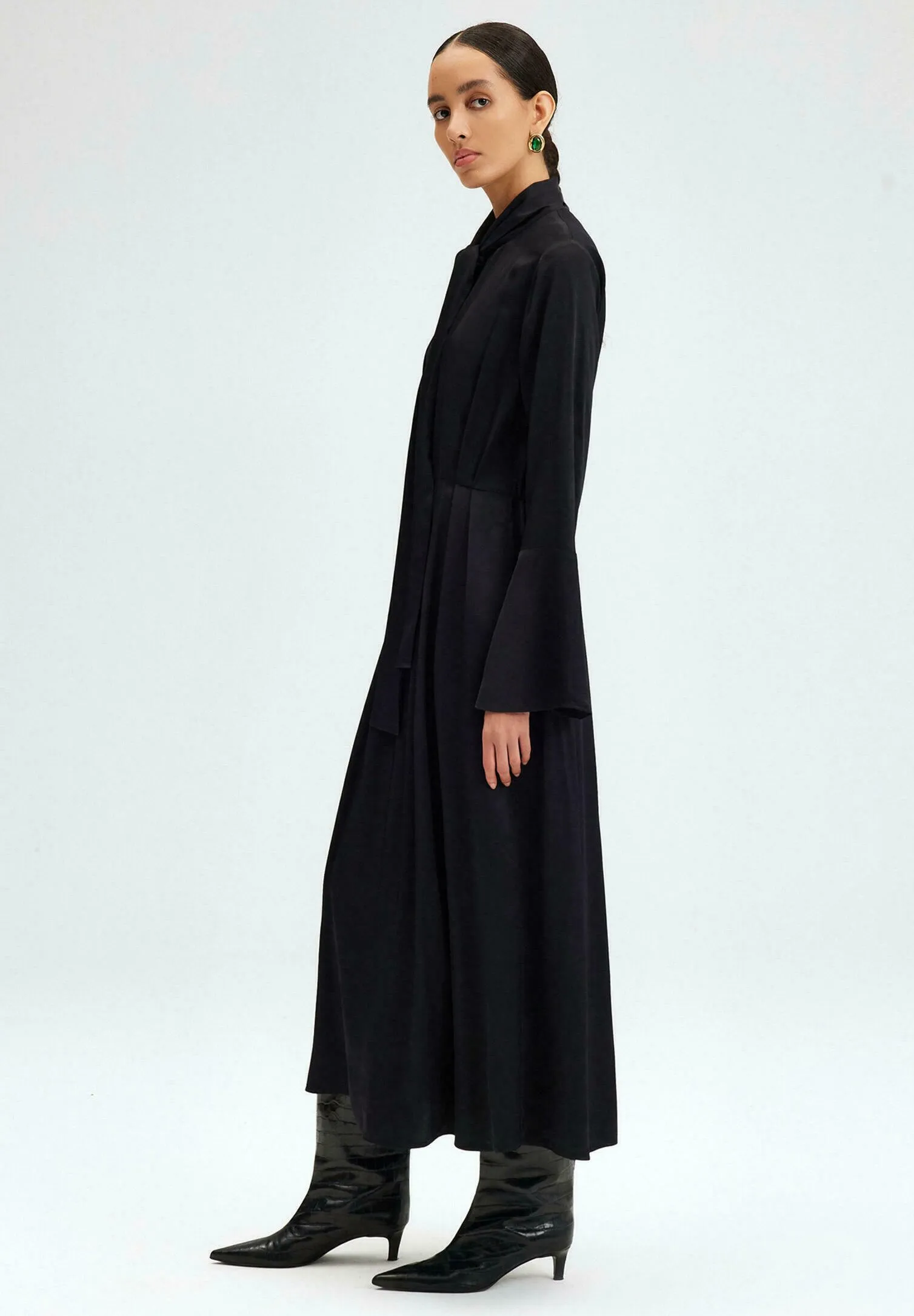 PLEATED - Vestito lungo