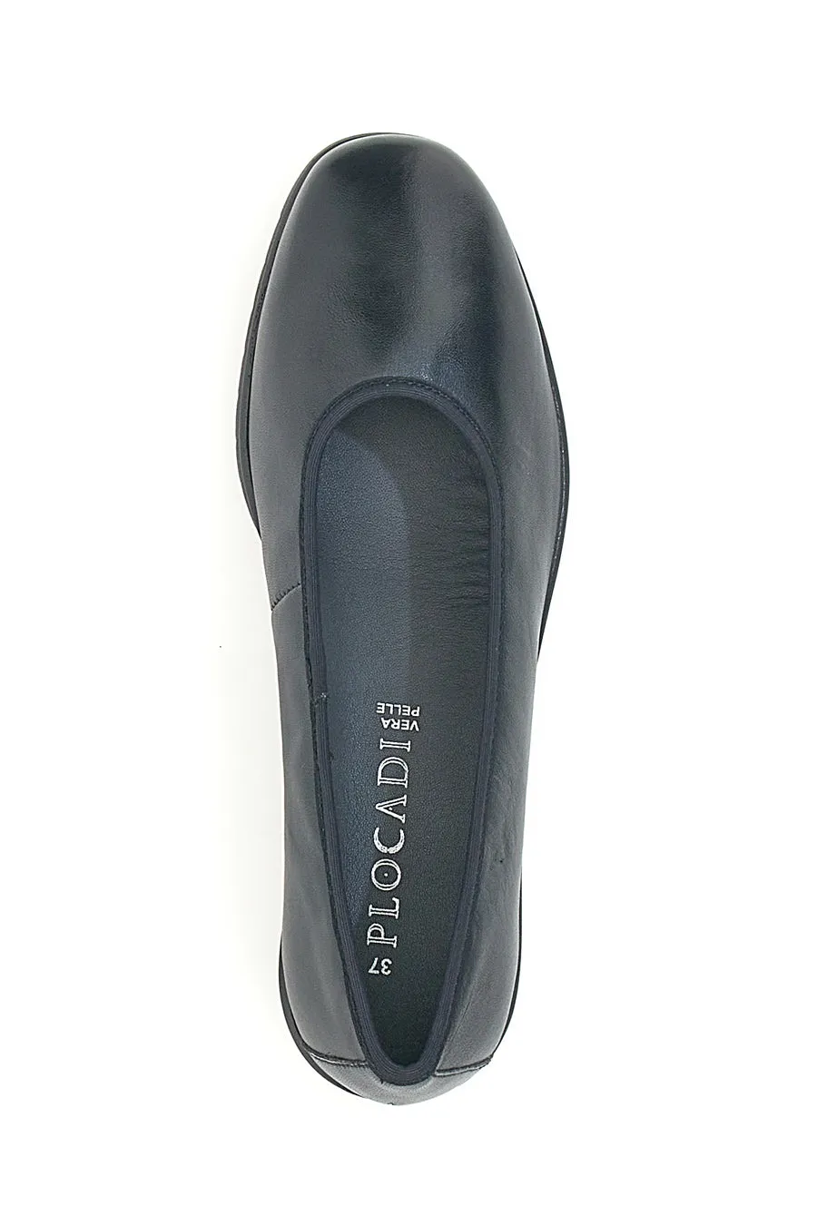   PLOCADI Ballerini con tacco basso Plocadi 11574 Nere Vera Pelle