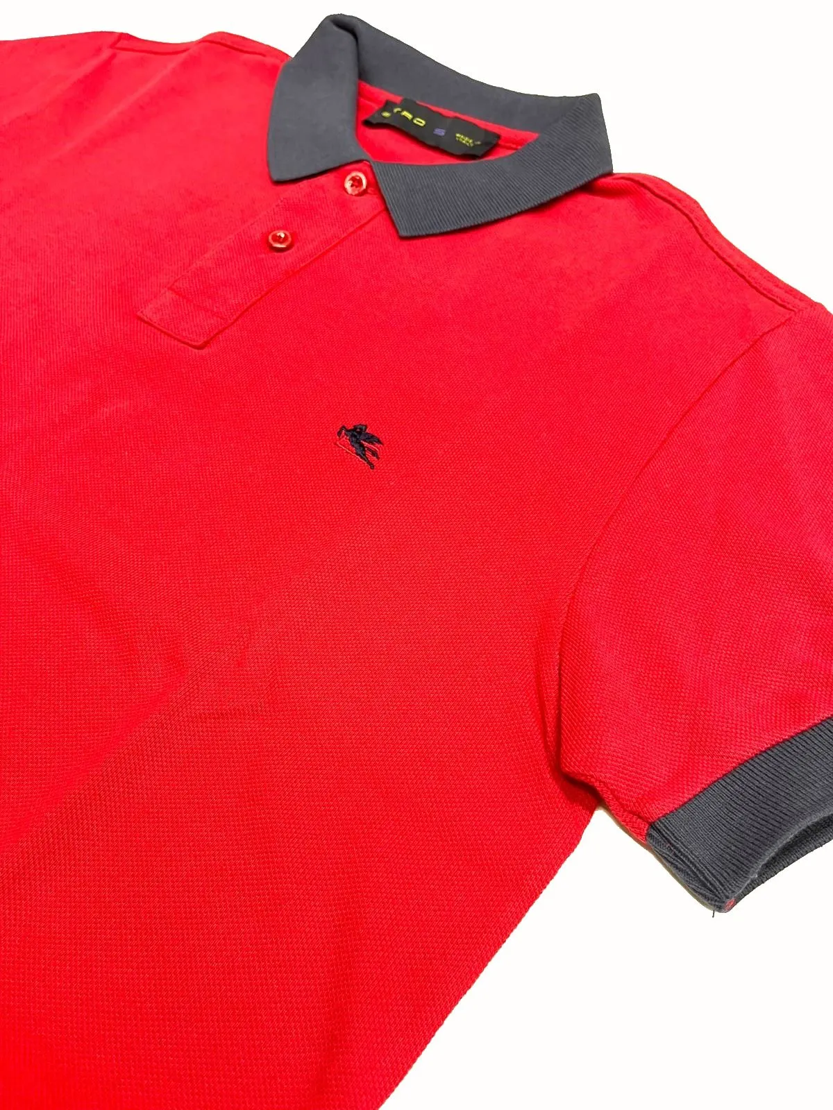 POLO ROSSA IN COTONE