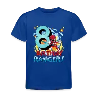 'Power Rangers Birthday Design 8 Anni' Maglietta per bambini 
