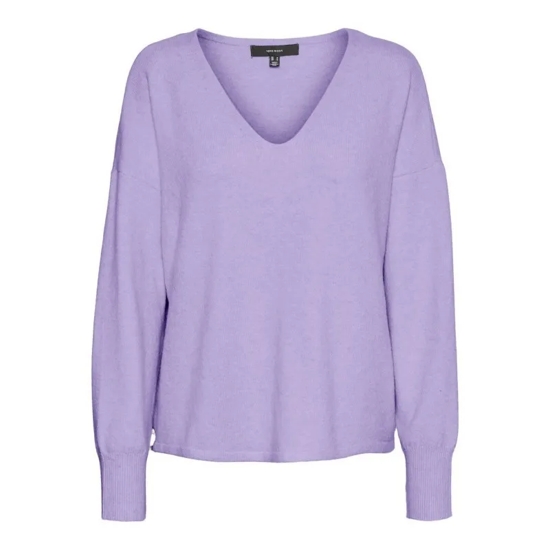 PULLOVER CON SCOLLO A V DA DONNA VERO MODA