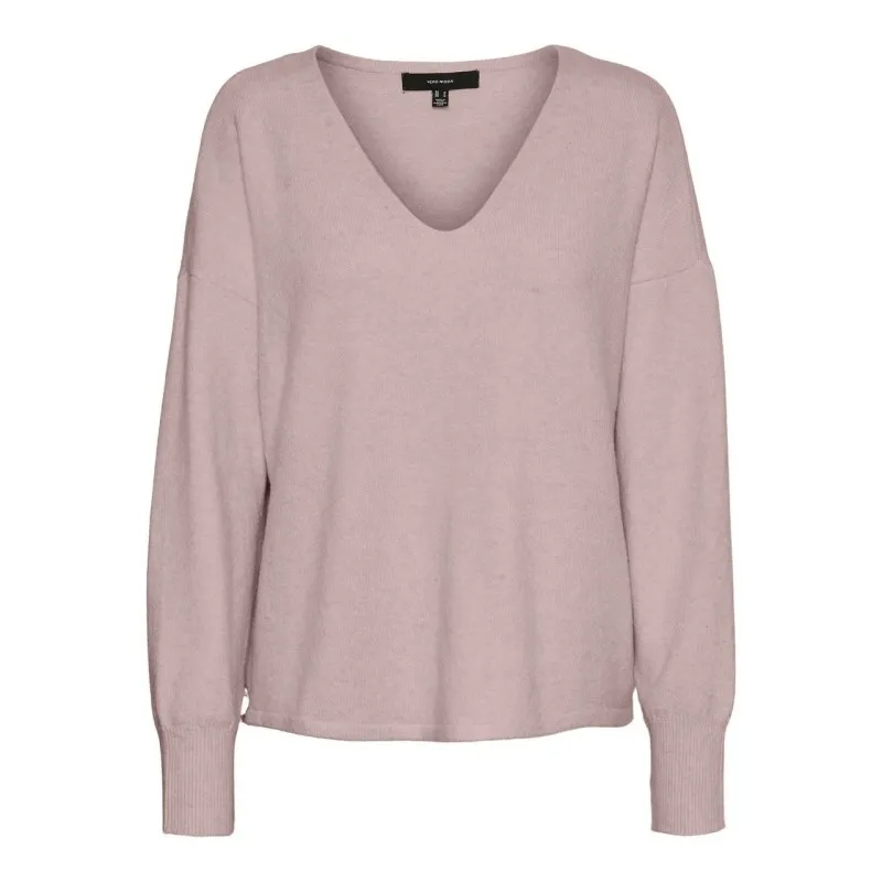 PULLOVER CON SCOLLO A V DA DONNA VERO MODA