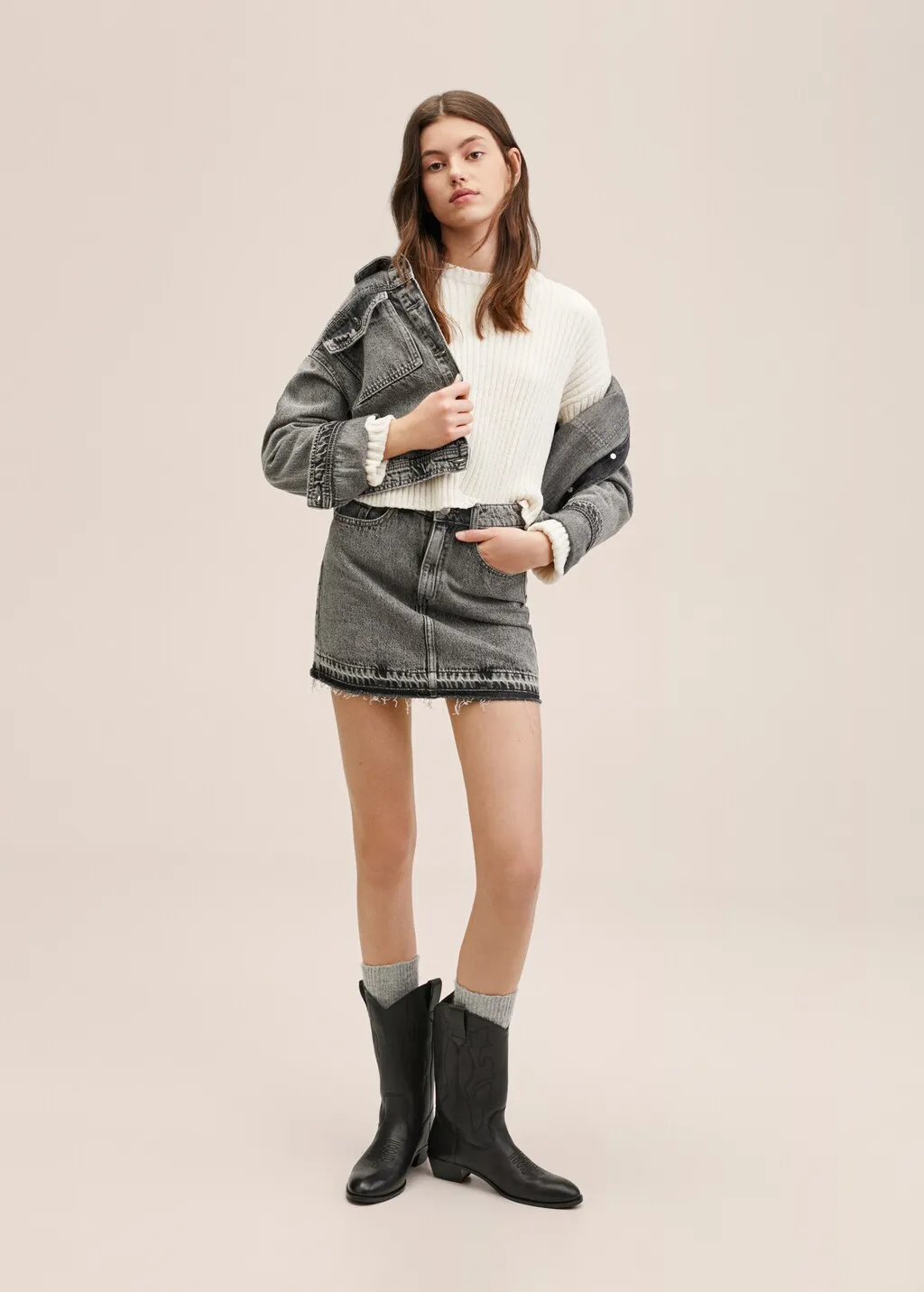 Pullover maglia ciniglia