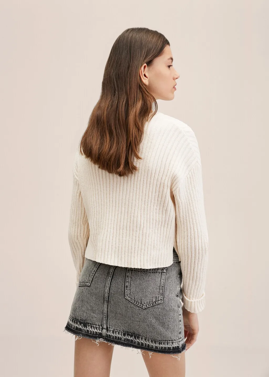 Pullover maglia ciniglia