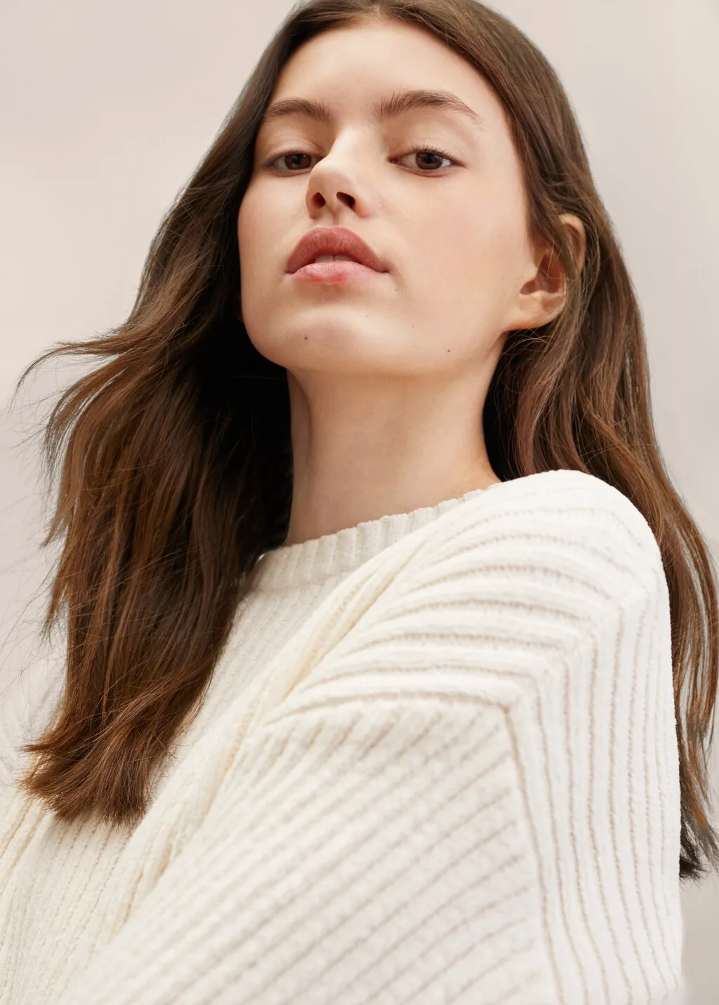 Pullover maglia ciniglia