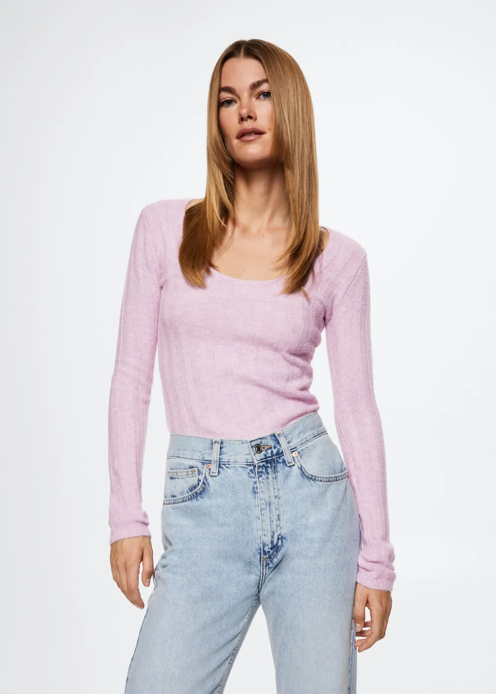 Pullover maglia testurizzato