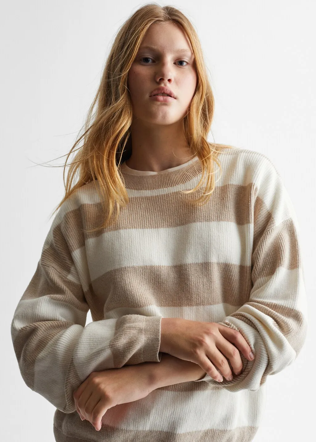 Pullover righe cotone
