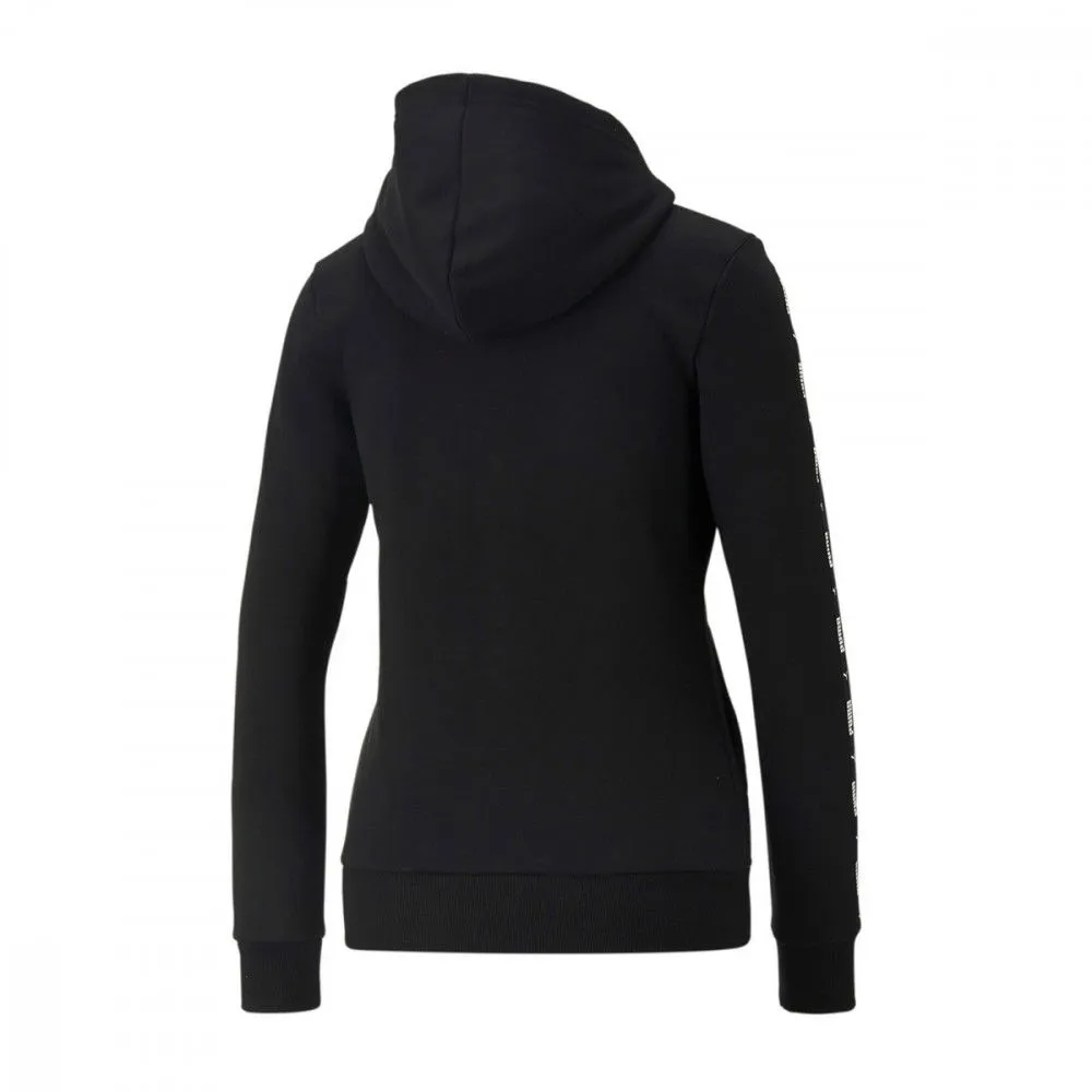 PUMA FELPA FULL ZIP CON CAPPUCCIO TAPE DONNA