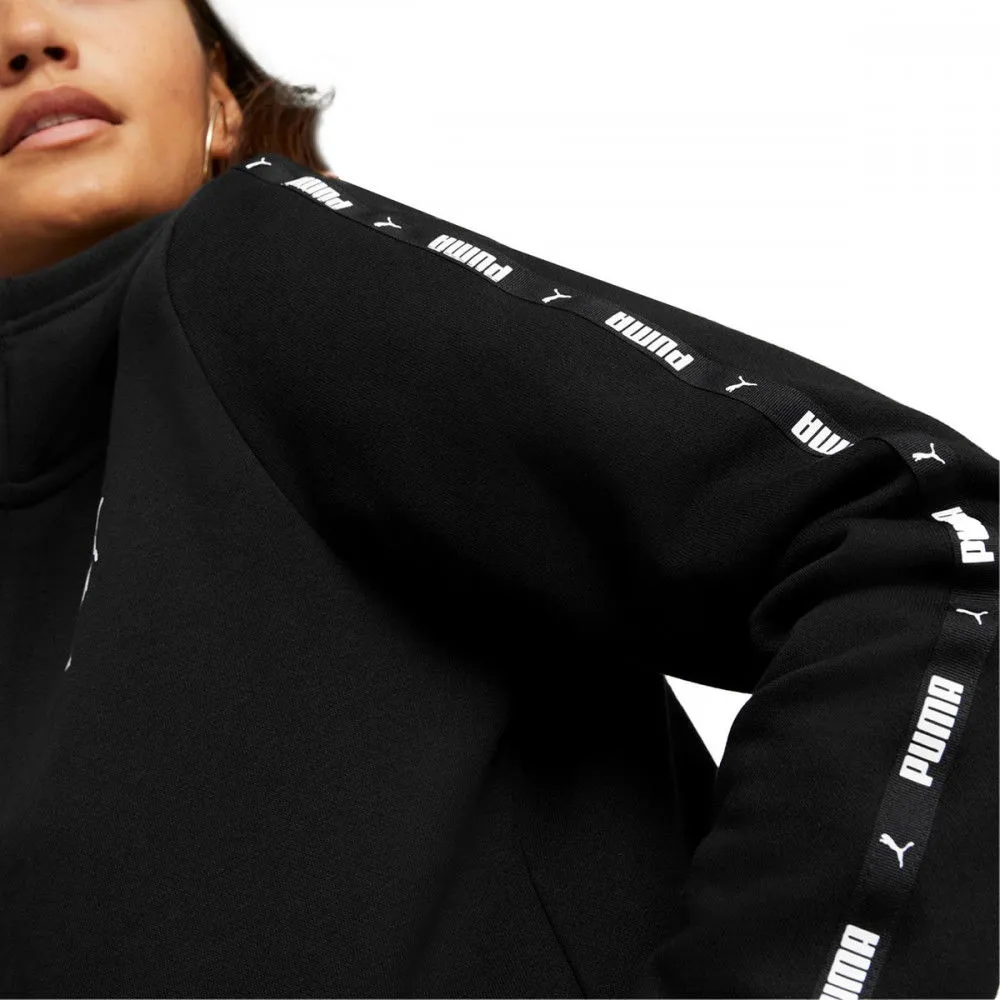 PUMA FELPA FULL ZIP CON CAPPUCCIO TAPE DONNA