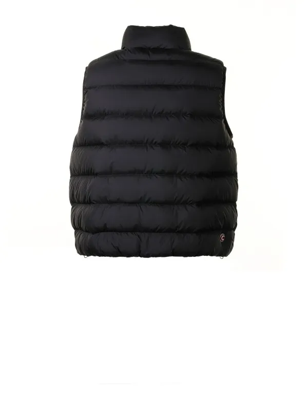 Quilted black gilet