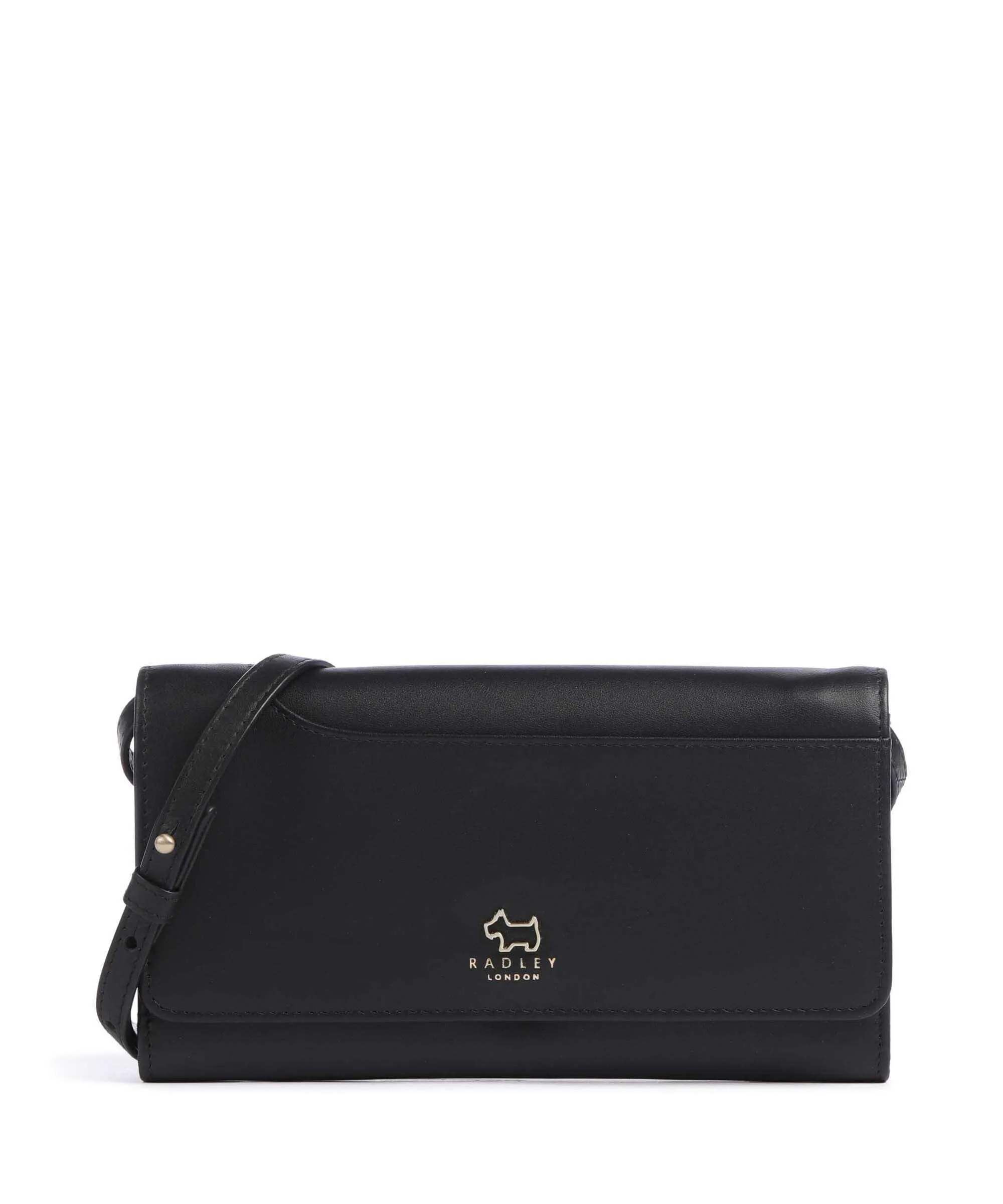  Radley London Pockets Borsa a tracolla pelle di vacchetta finemente grana nero  
