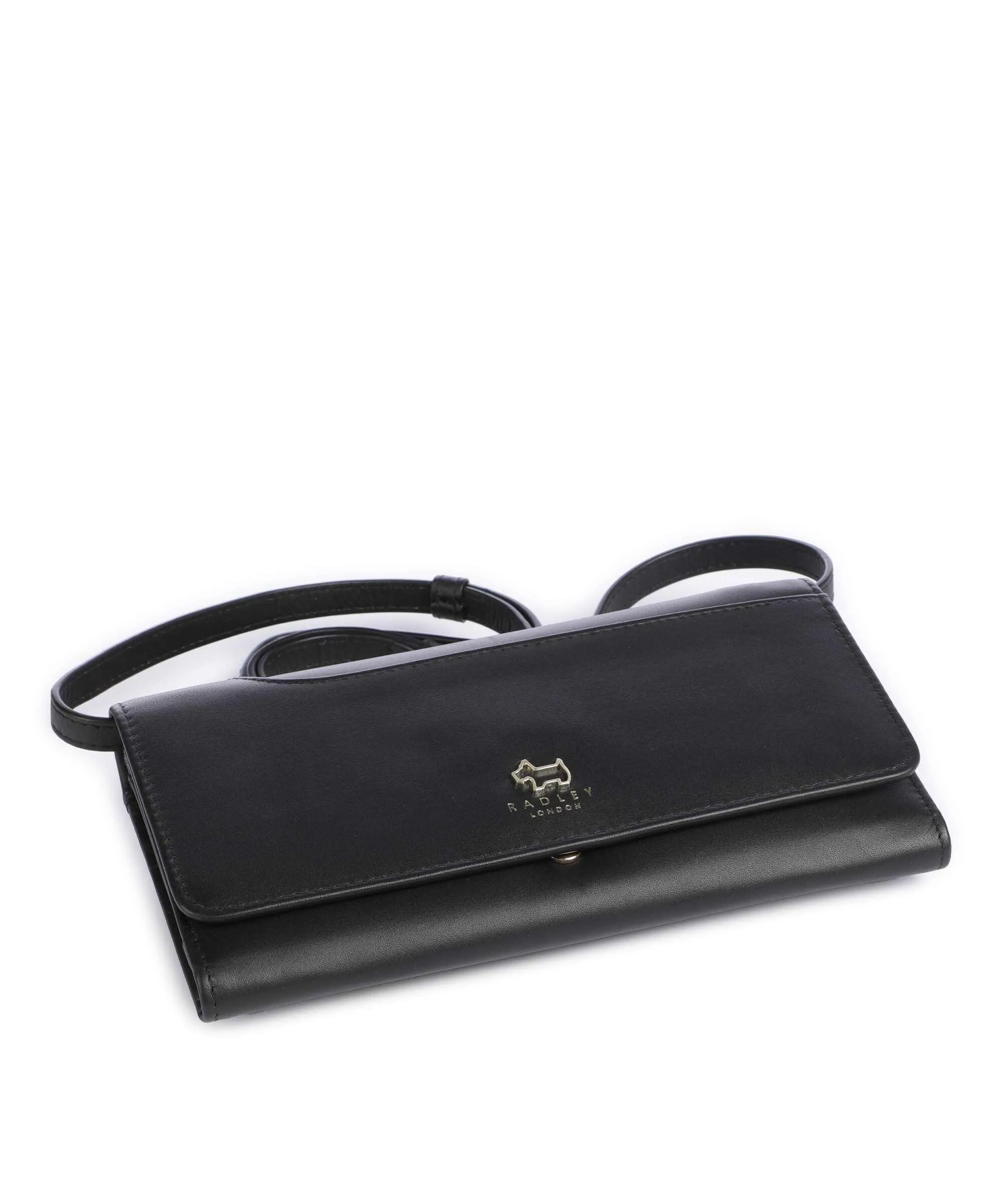  Radley London Pockets Borsa a tracolla pelle di vacchetta finemente grana nero  