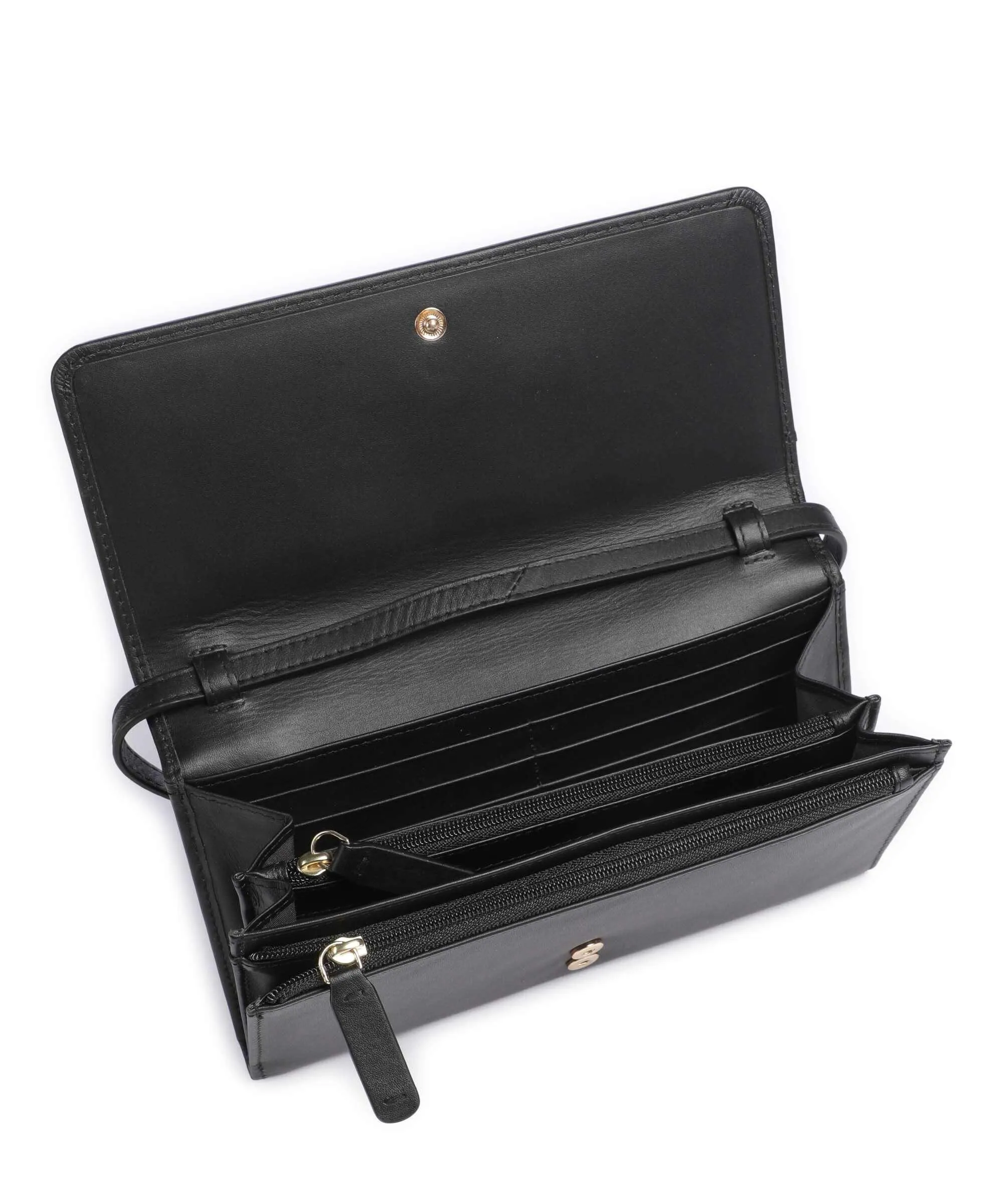 Radley London Pockets Borsa a tracolla pelle di vacchetta finemente grana nero  