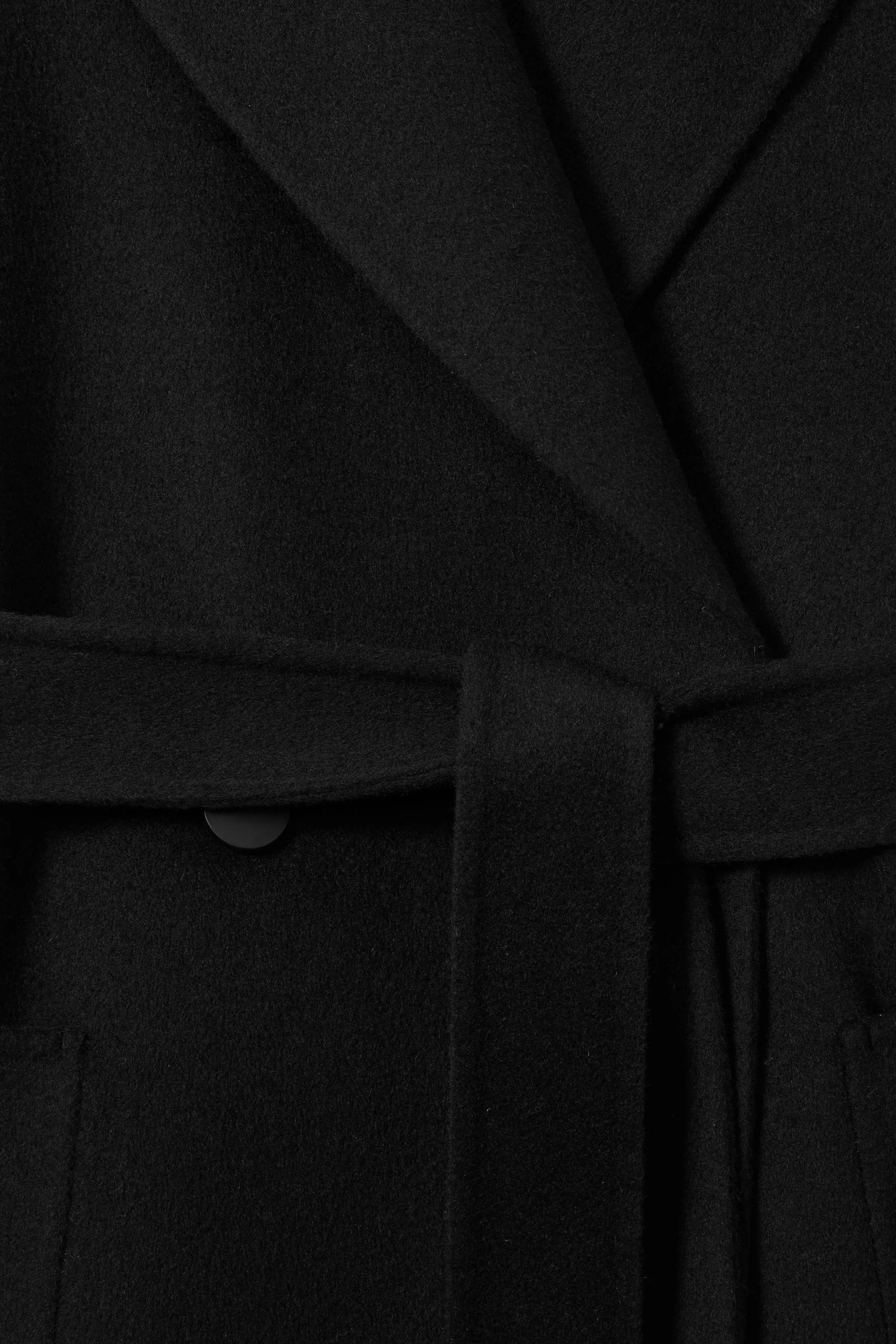 Reiss Lucia Wool Blend Double Breasted Blindseam Coat    