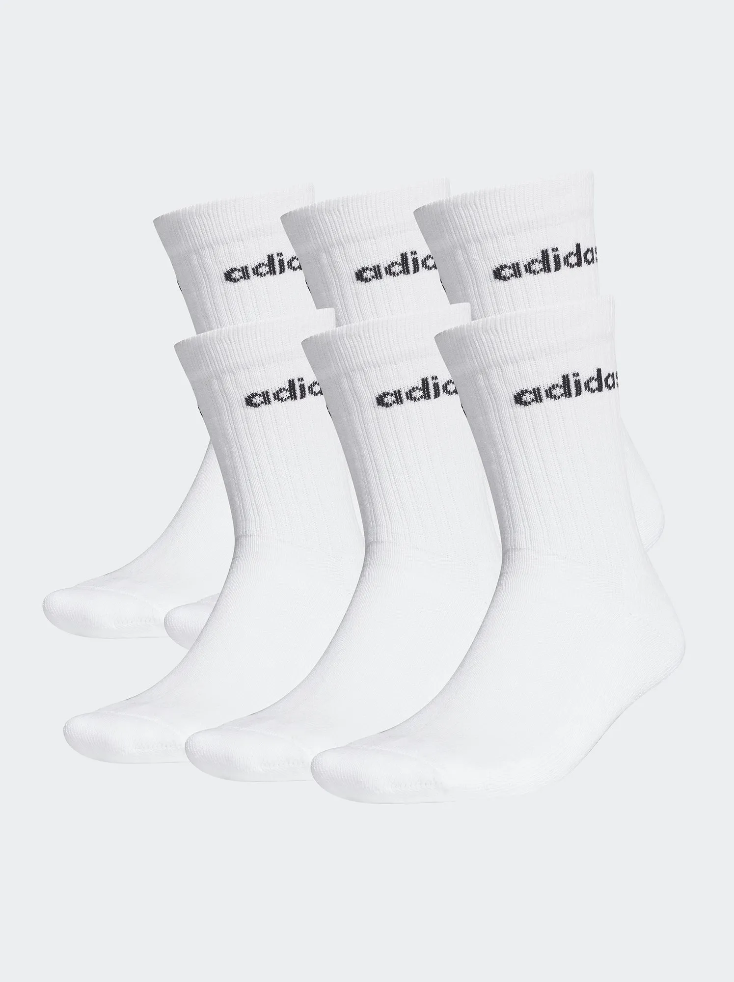 Set di 3 paia di calzini 'adidas' - BIANCO