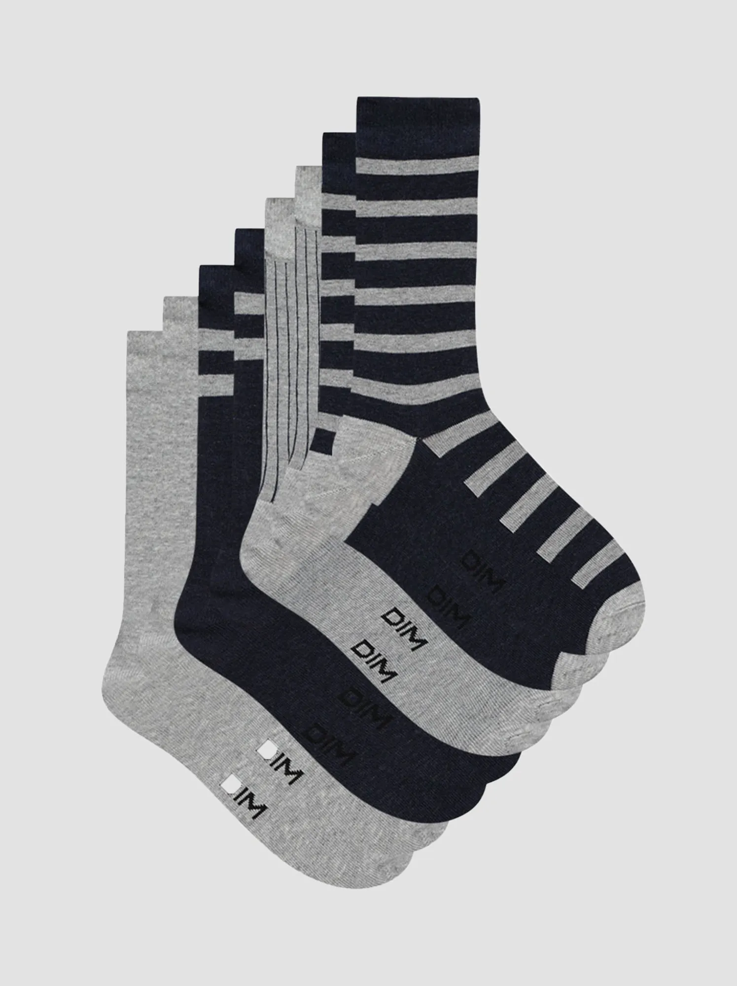 Set di 4 paia di calzini 'DIM' - GRIGIO