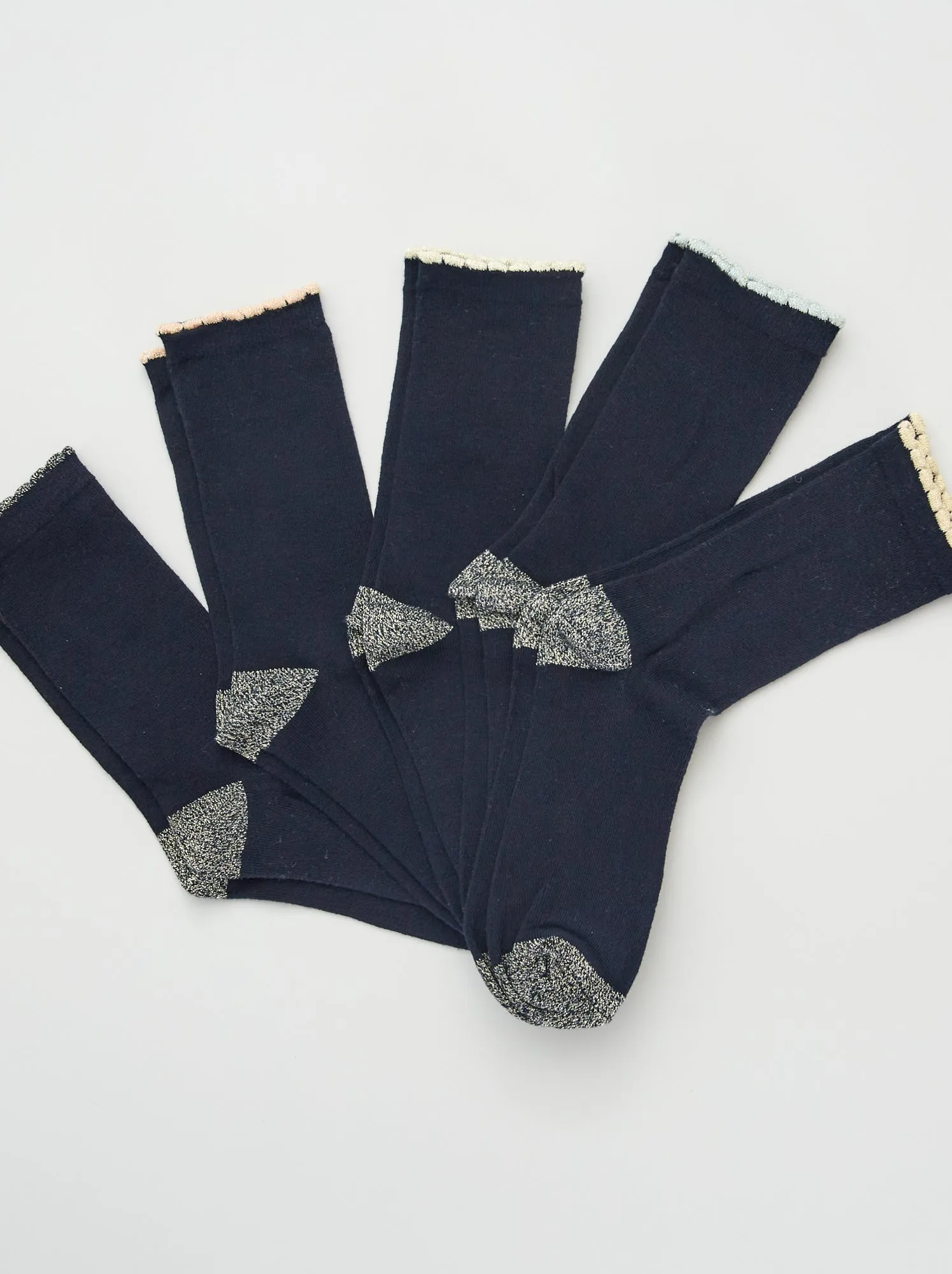 Set di 5 paia di calzini - BLU