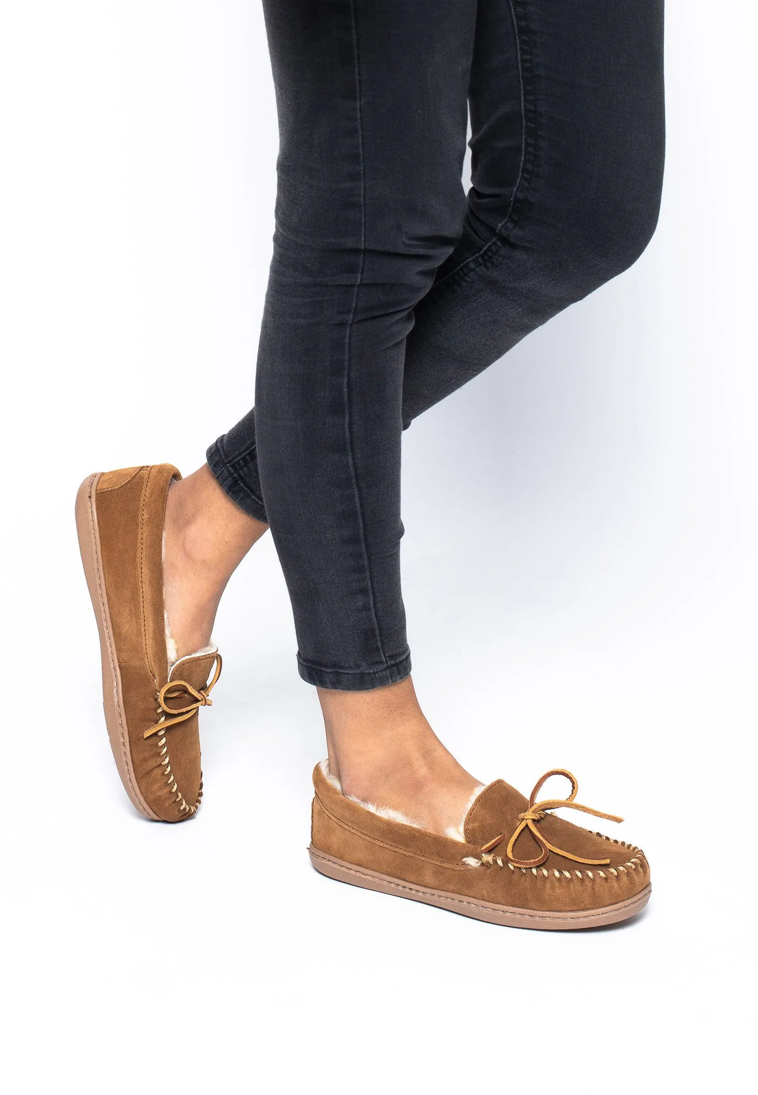 SHEEPSKIN HARDSOLE  MOC - Mocassini