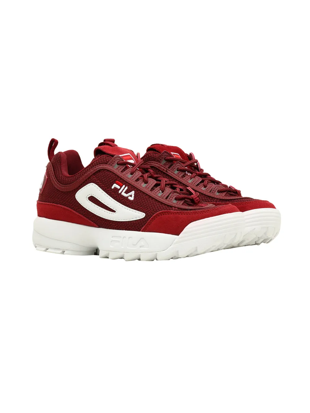 Sneakers Basse Donna Disruptor rosso