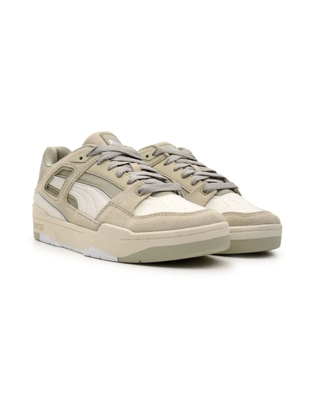 Sneakers Basse PUMA Uomo Slipstream Mix,Marshmallow-Pebble G Beige