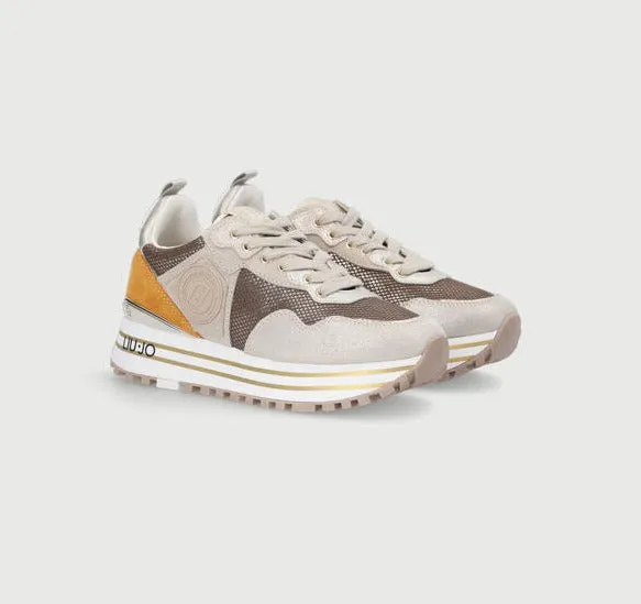 SNEAKERS MESH METALLIZZATO